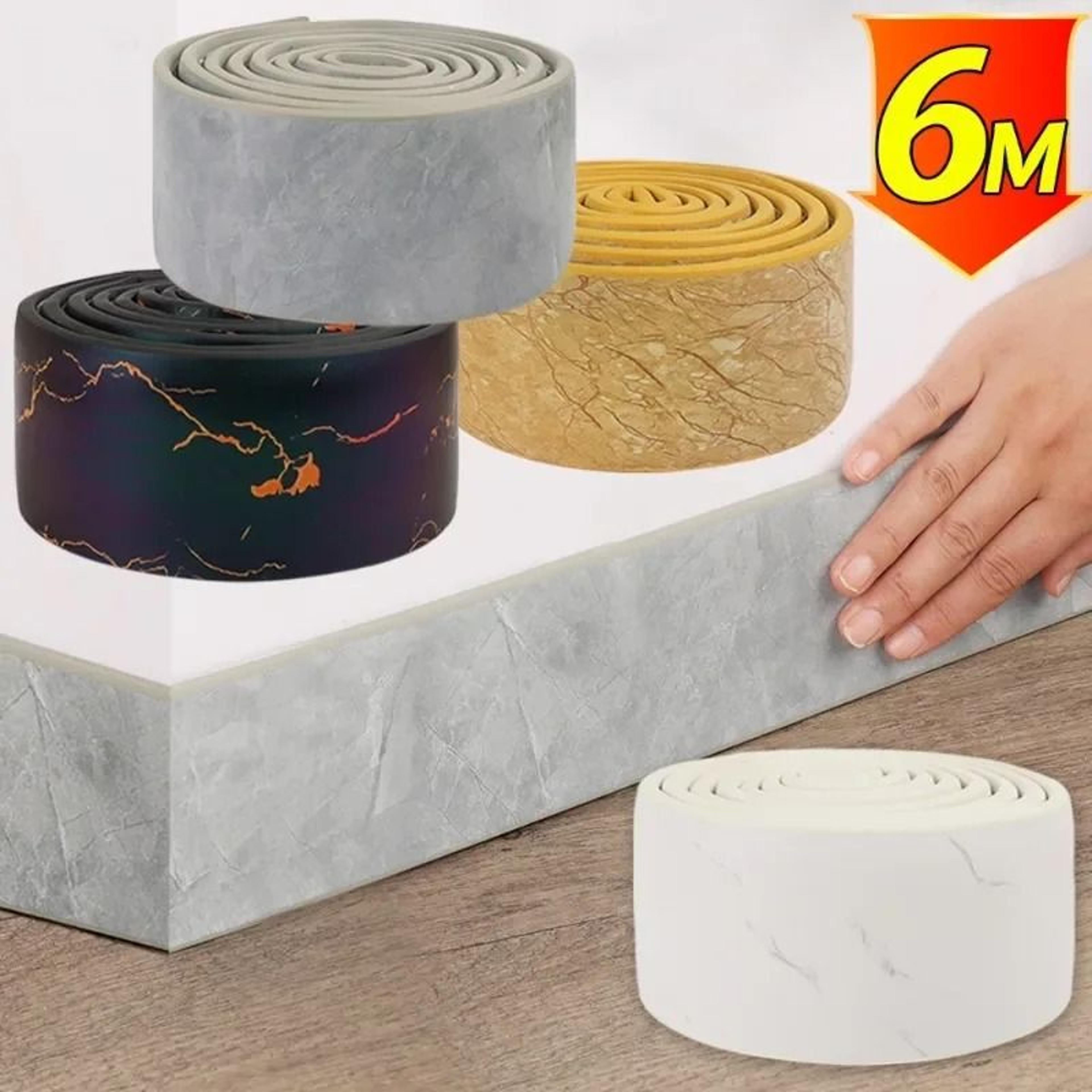 3d self adhesive skirting line thickened anti collision wall trim