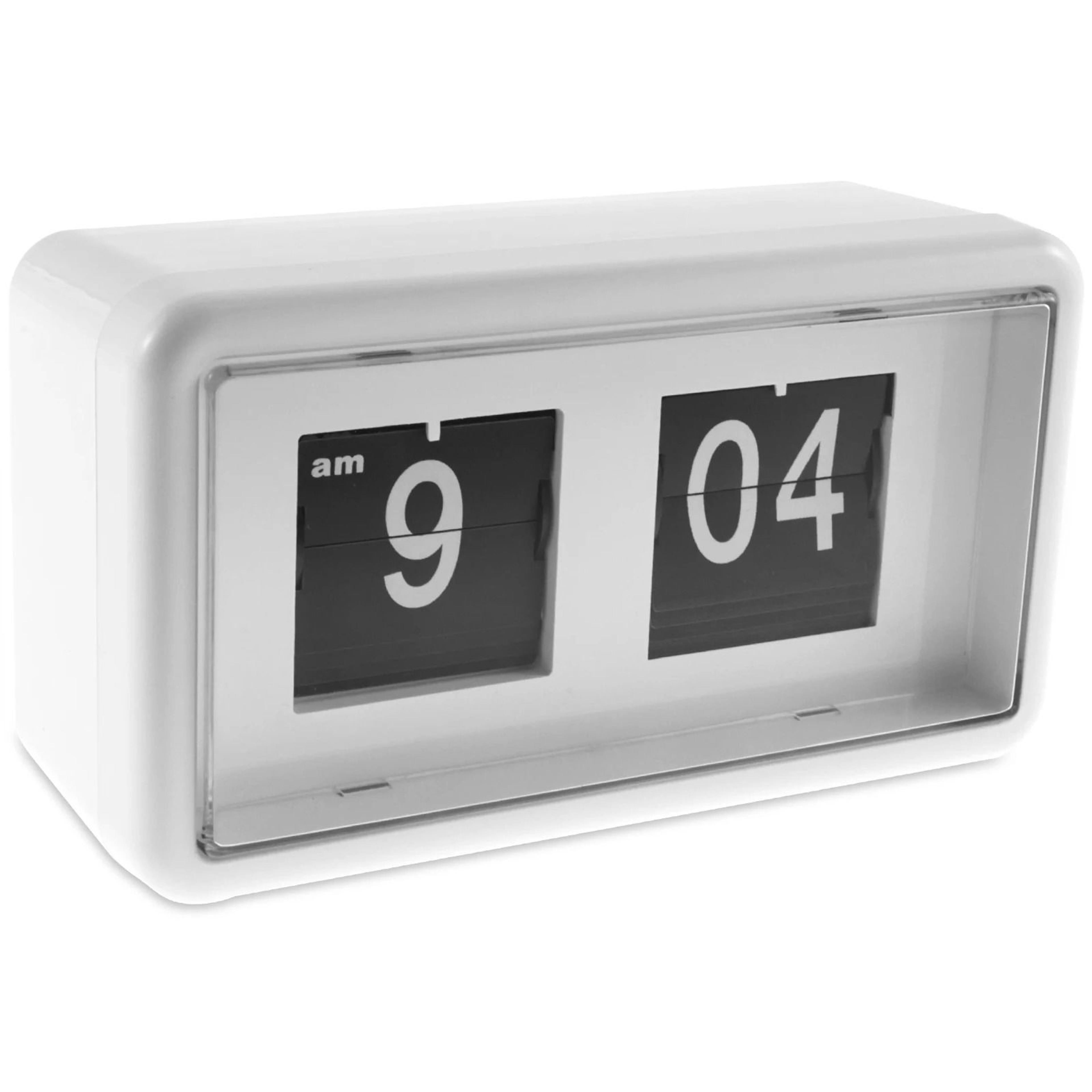 vintage auto flip desk and wall clock battery powered large number clock