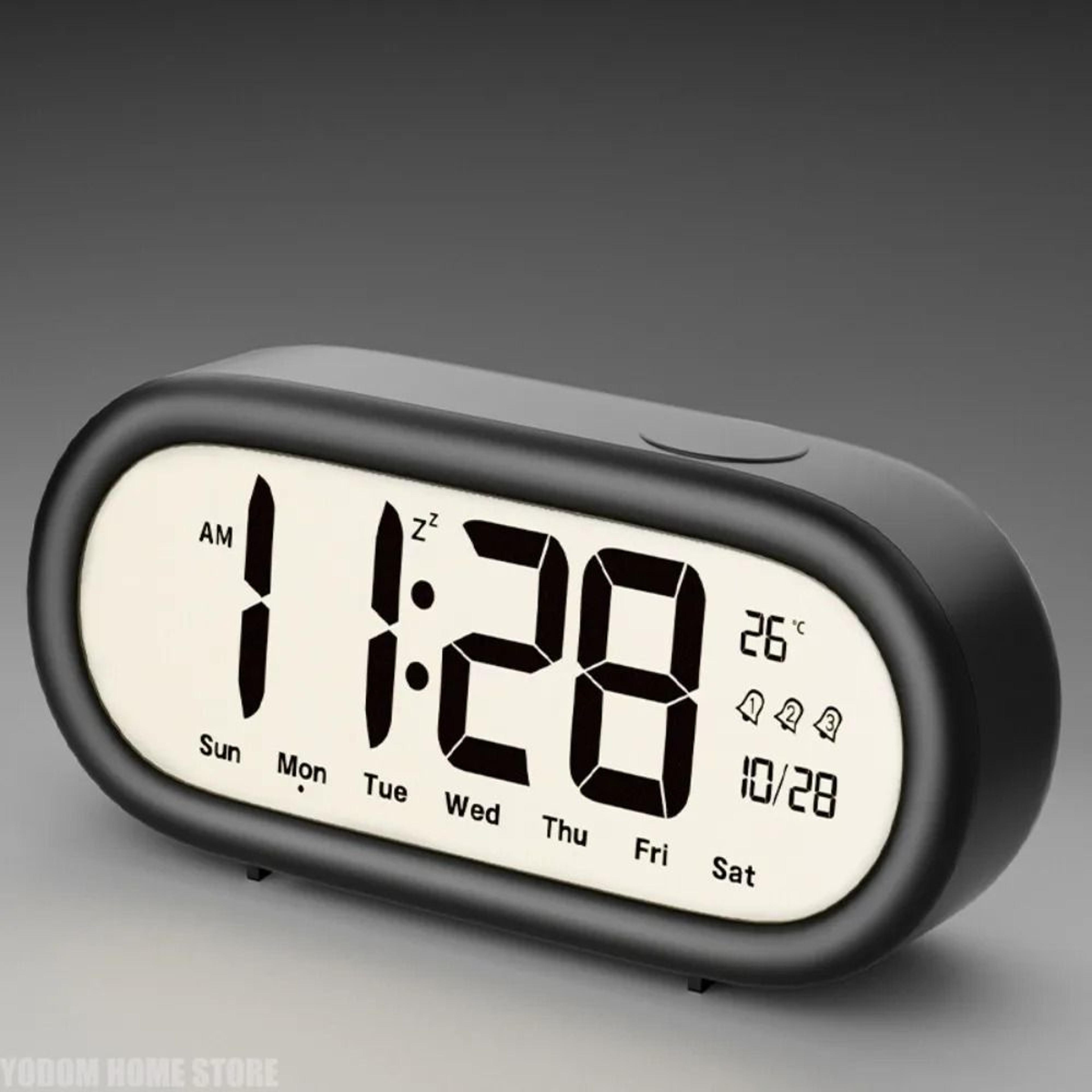 smart student alarm clock with large clear digital display
