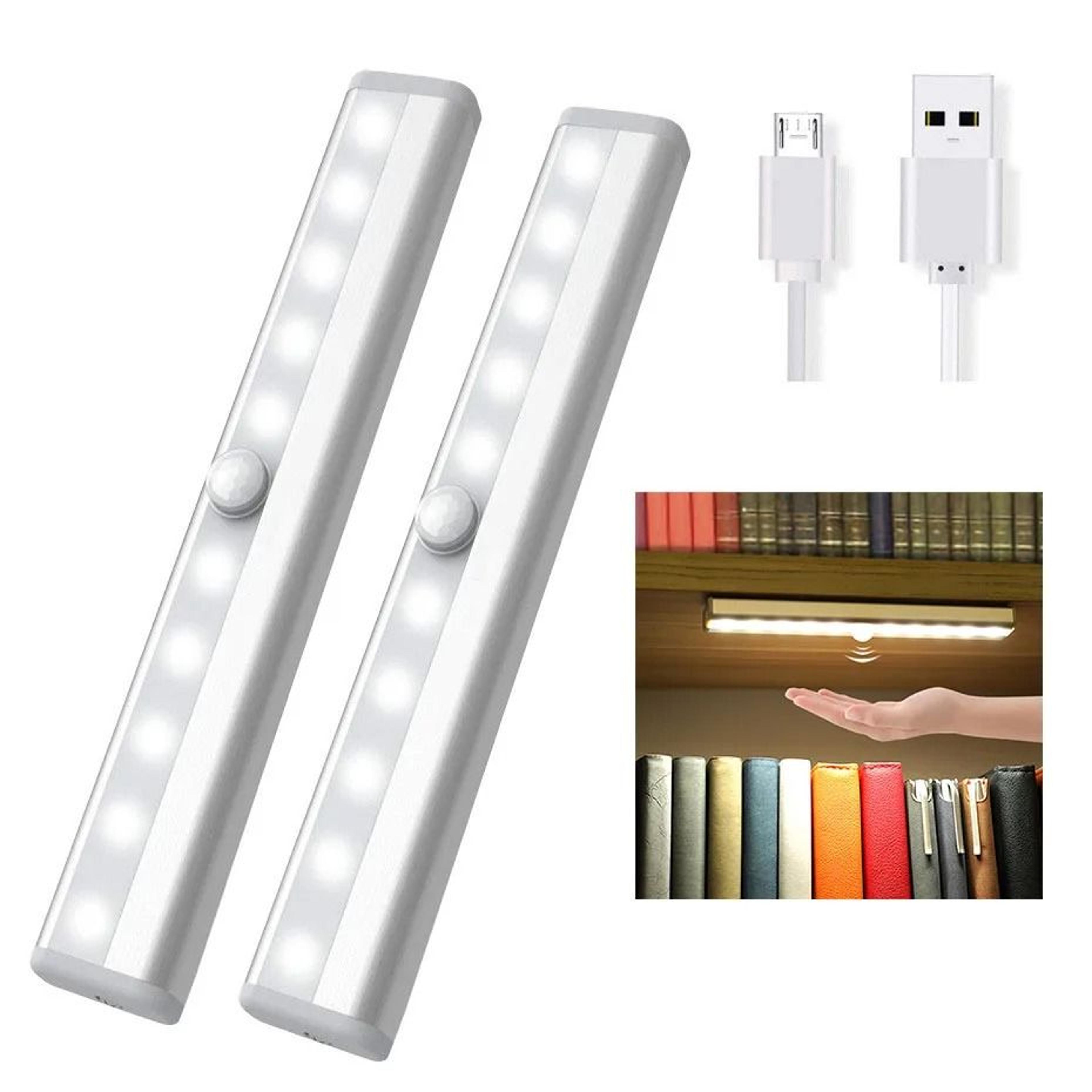 10 led motion sensor night light with magnetic mount