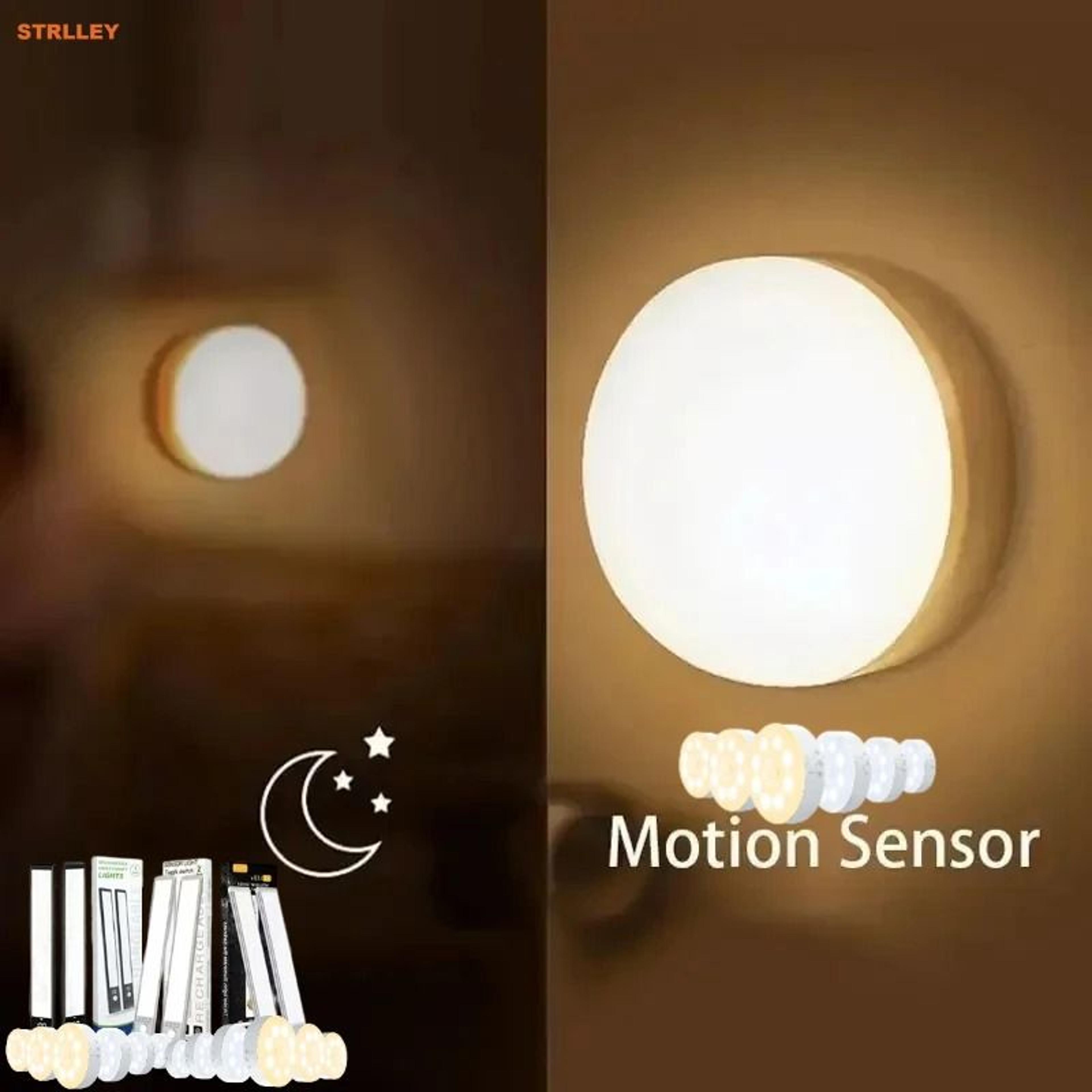 strlley motion sensor night light magnetic wireless led lamp