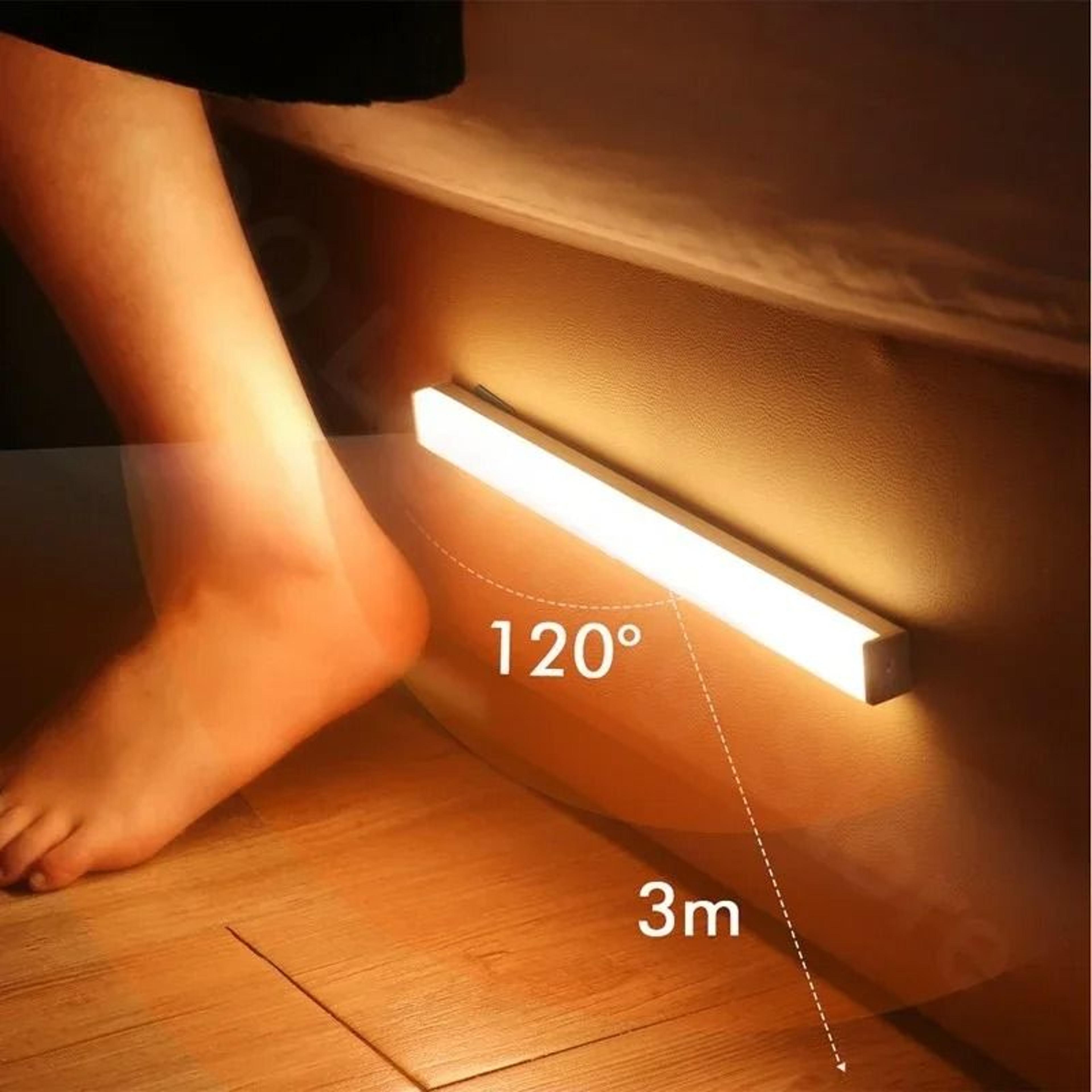 rechargeable motion sensor led night light with magnetic mount