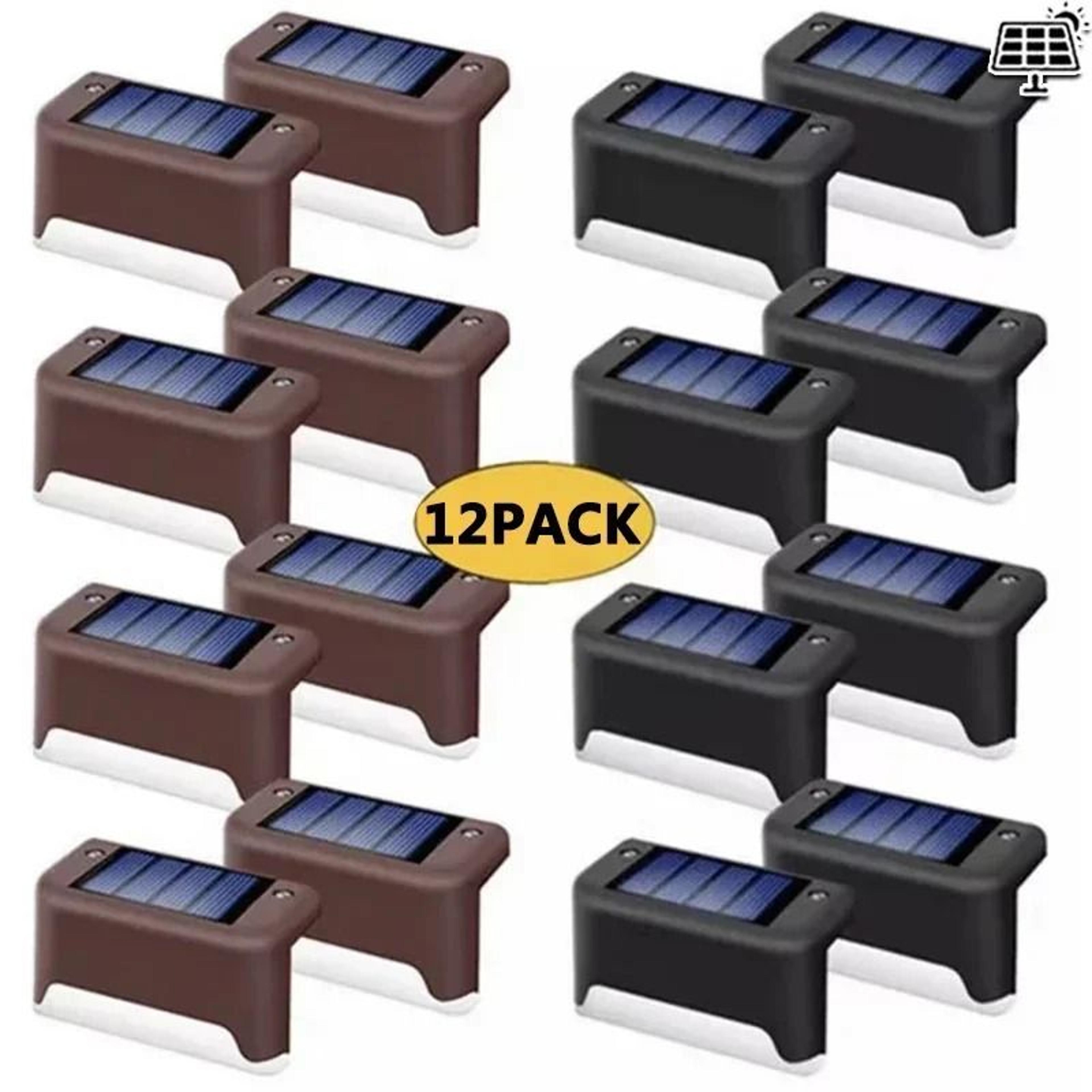 waterproof solar deck lights for fence, stairs and pathways