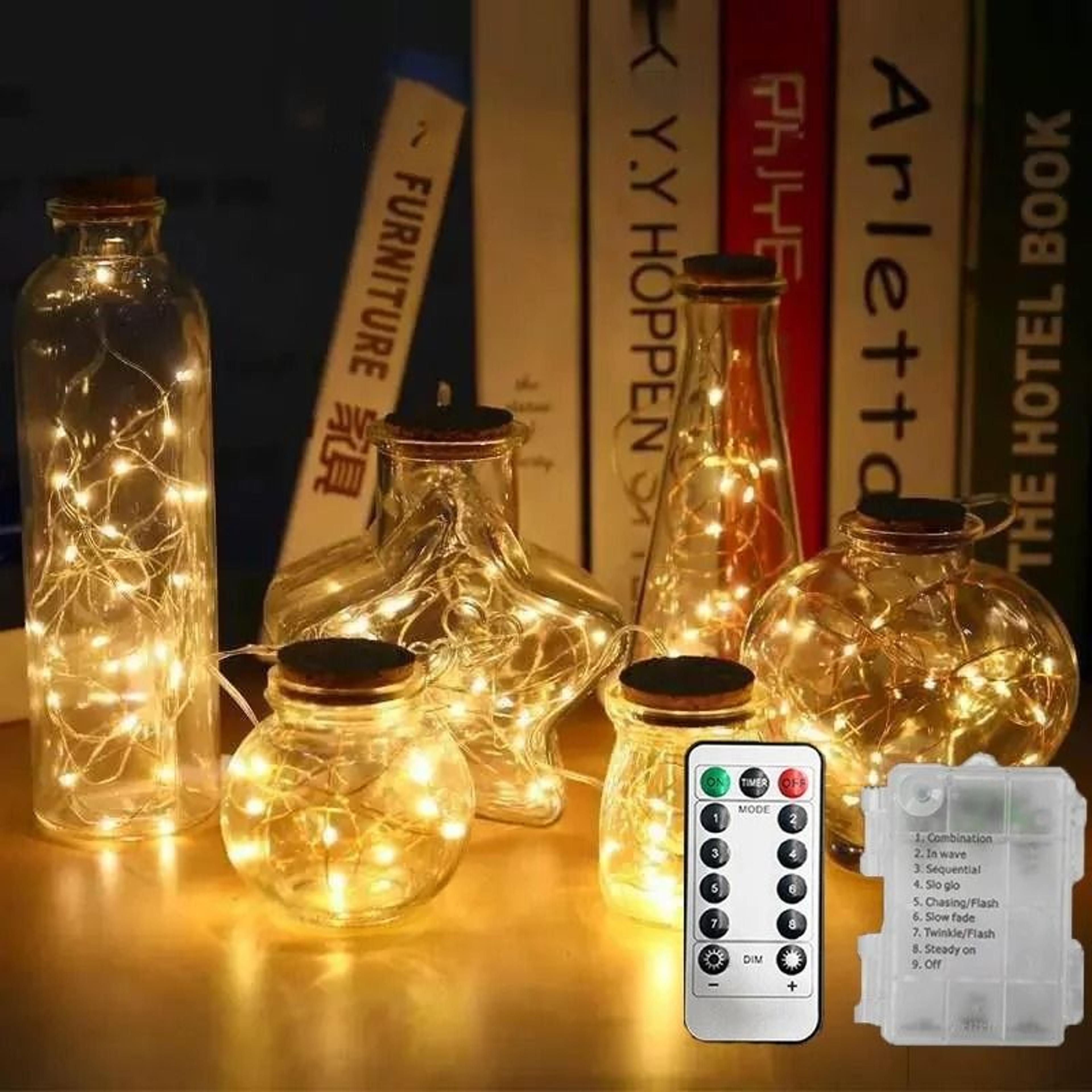 2–20m battery operated fairy lights with remote control