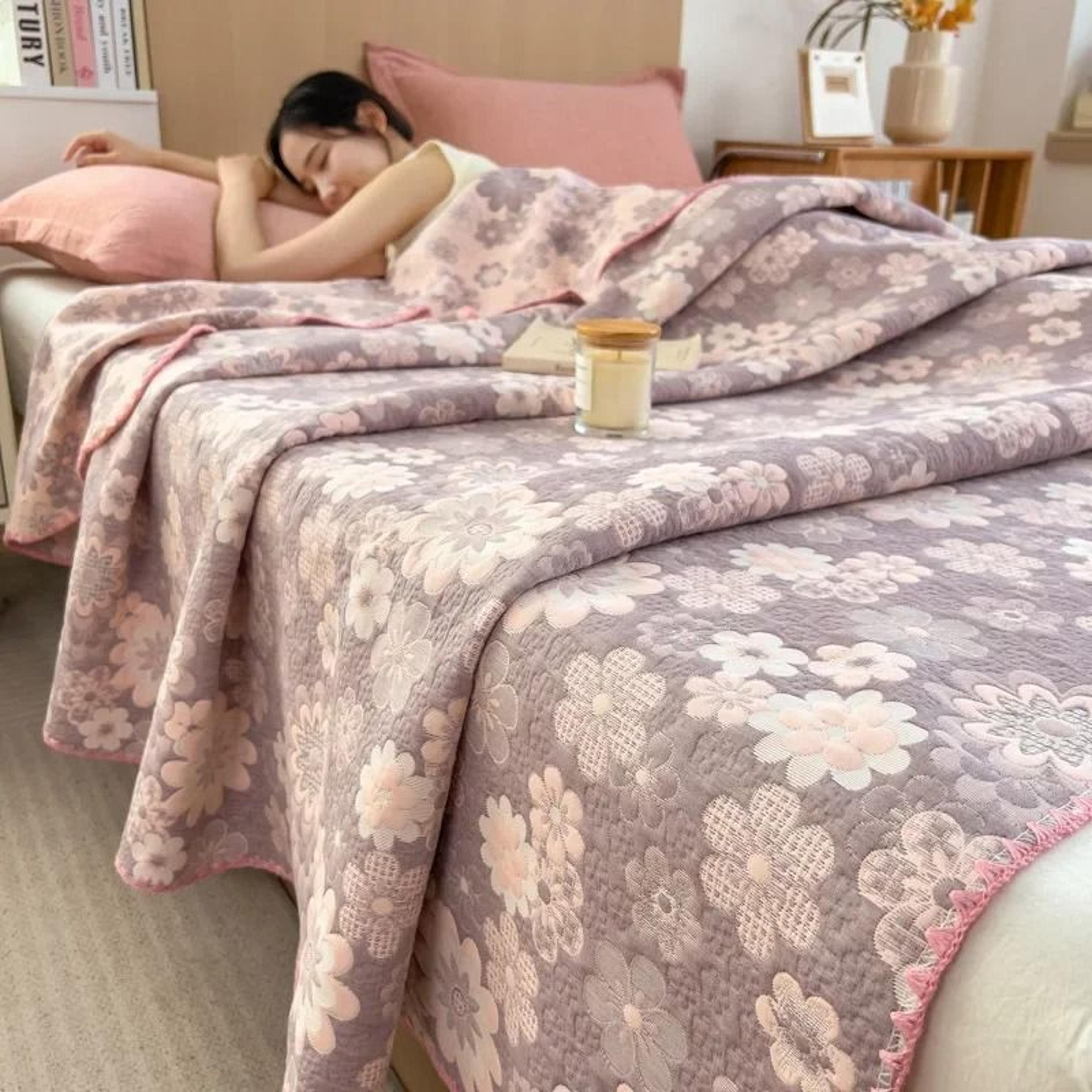 3 layer cotton gauze blanket lightweight pure cotton throw