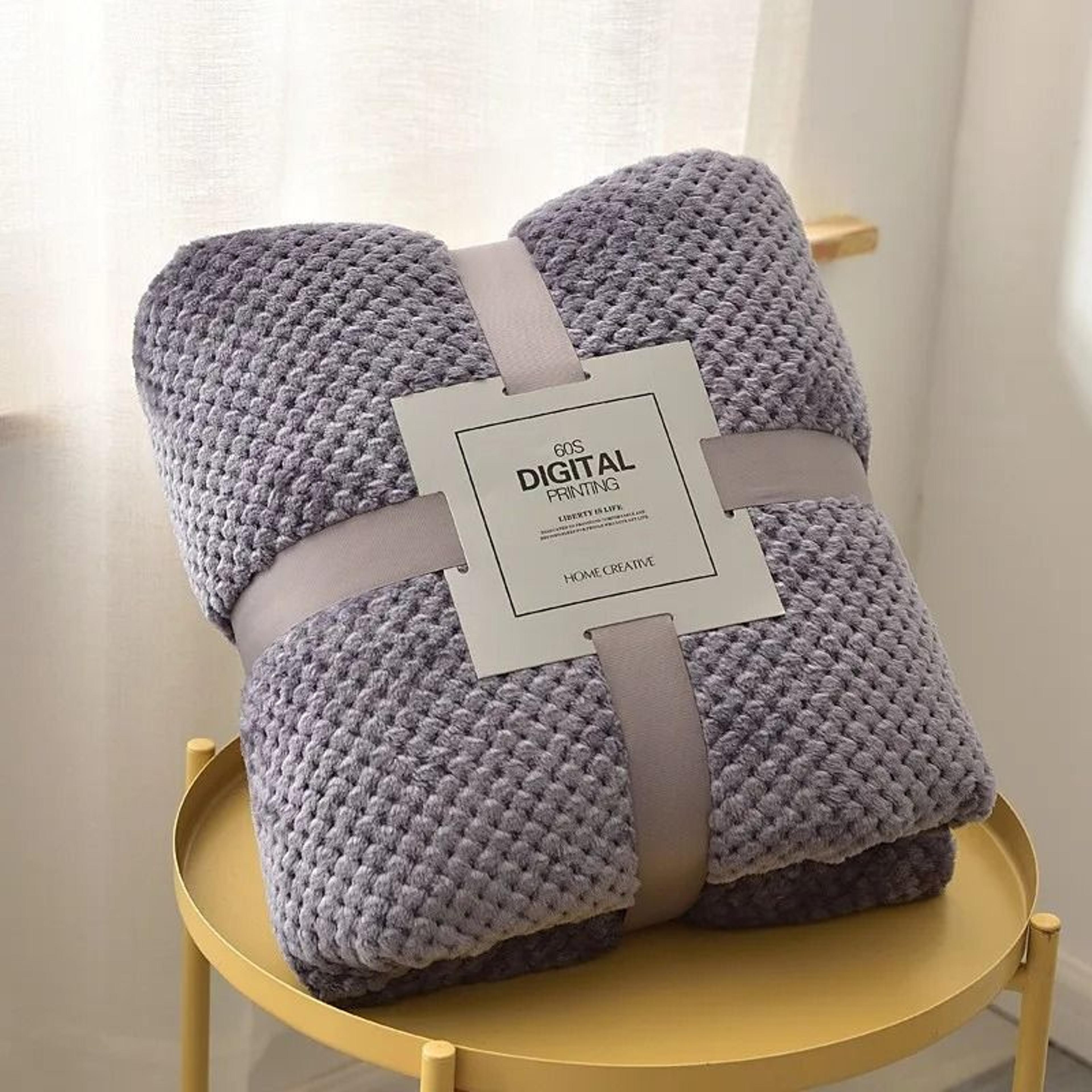 winter warm fleece throw blanket soft flannel bed cover