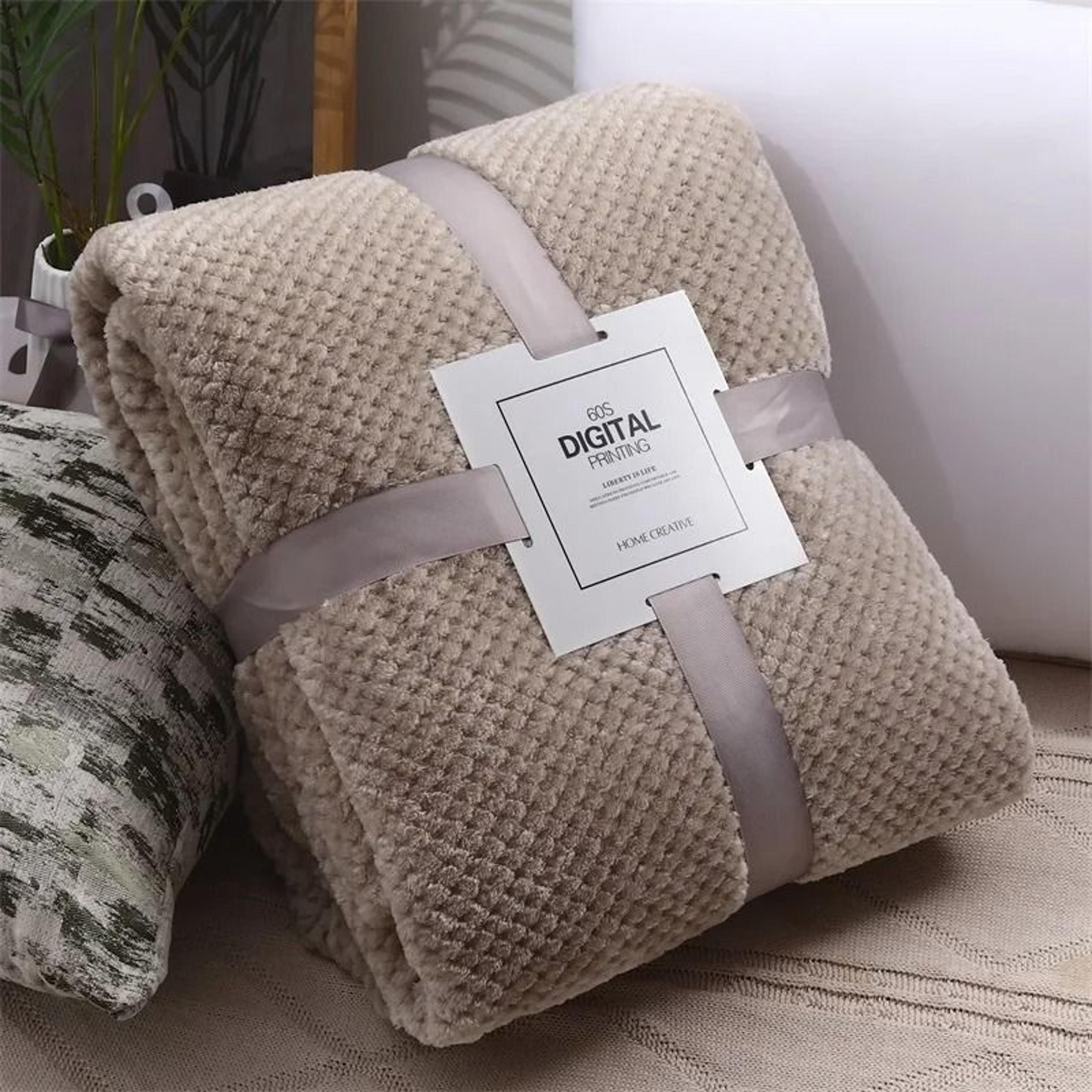 fluffy coral velvet throw blanket soft thick warm sofa blanket