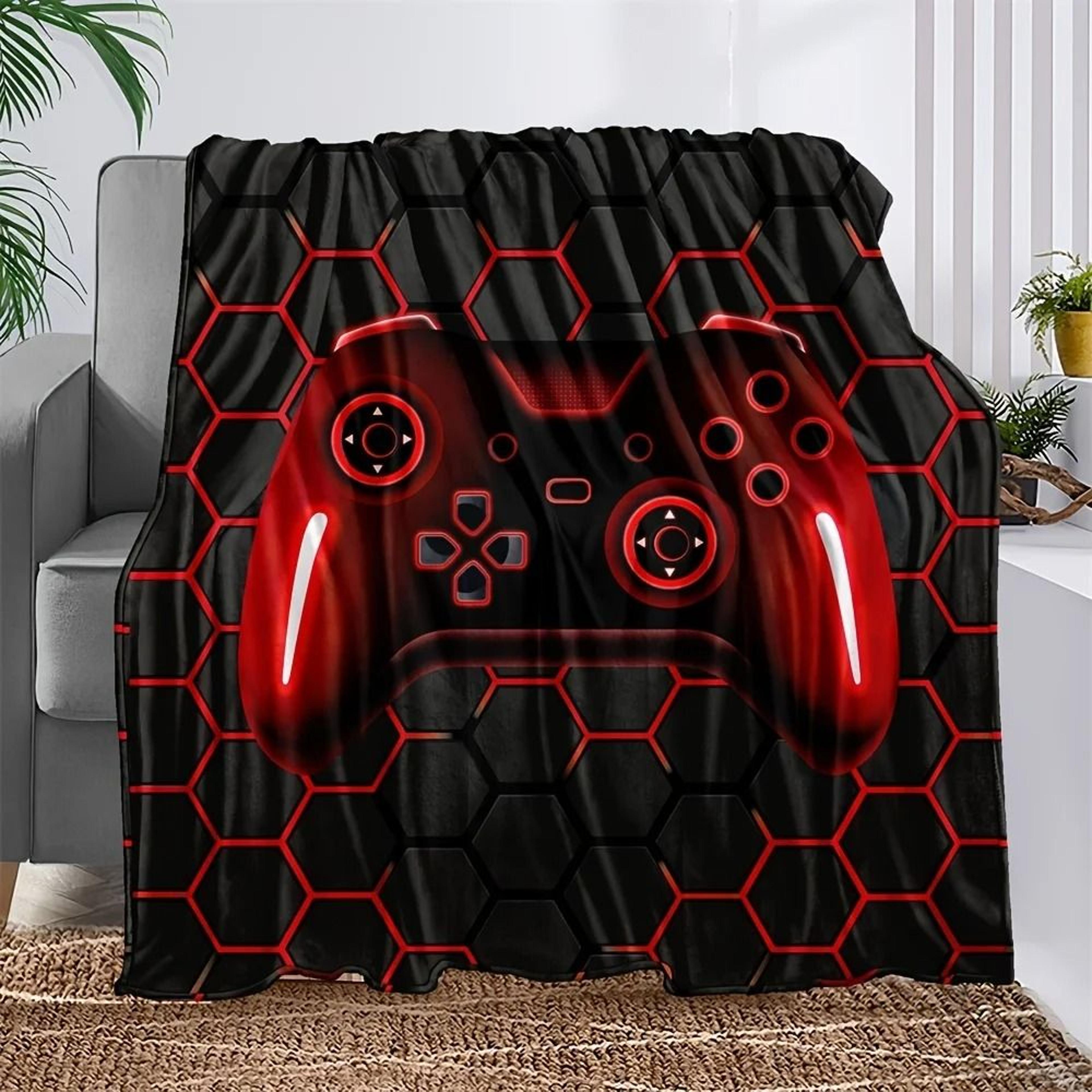 microfiber gaming throw blanket soft warm bed sofa cover