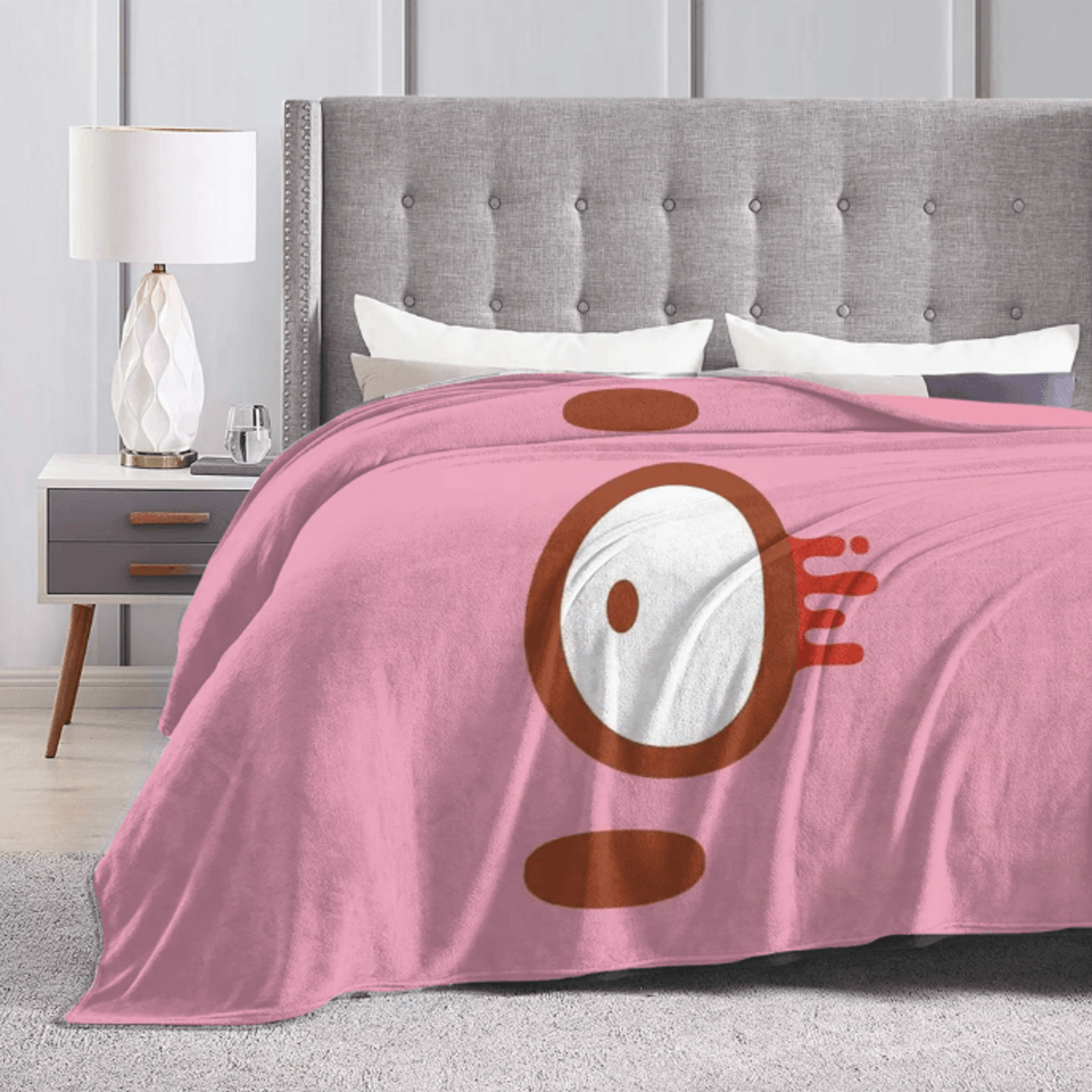 gloomy bear flannel throw blanket soft plush bed and sofa cover