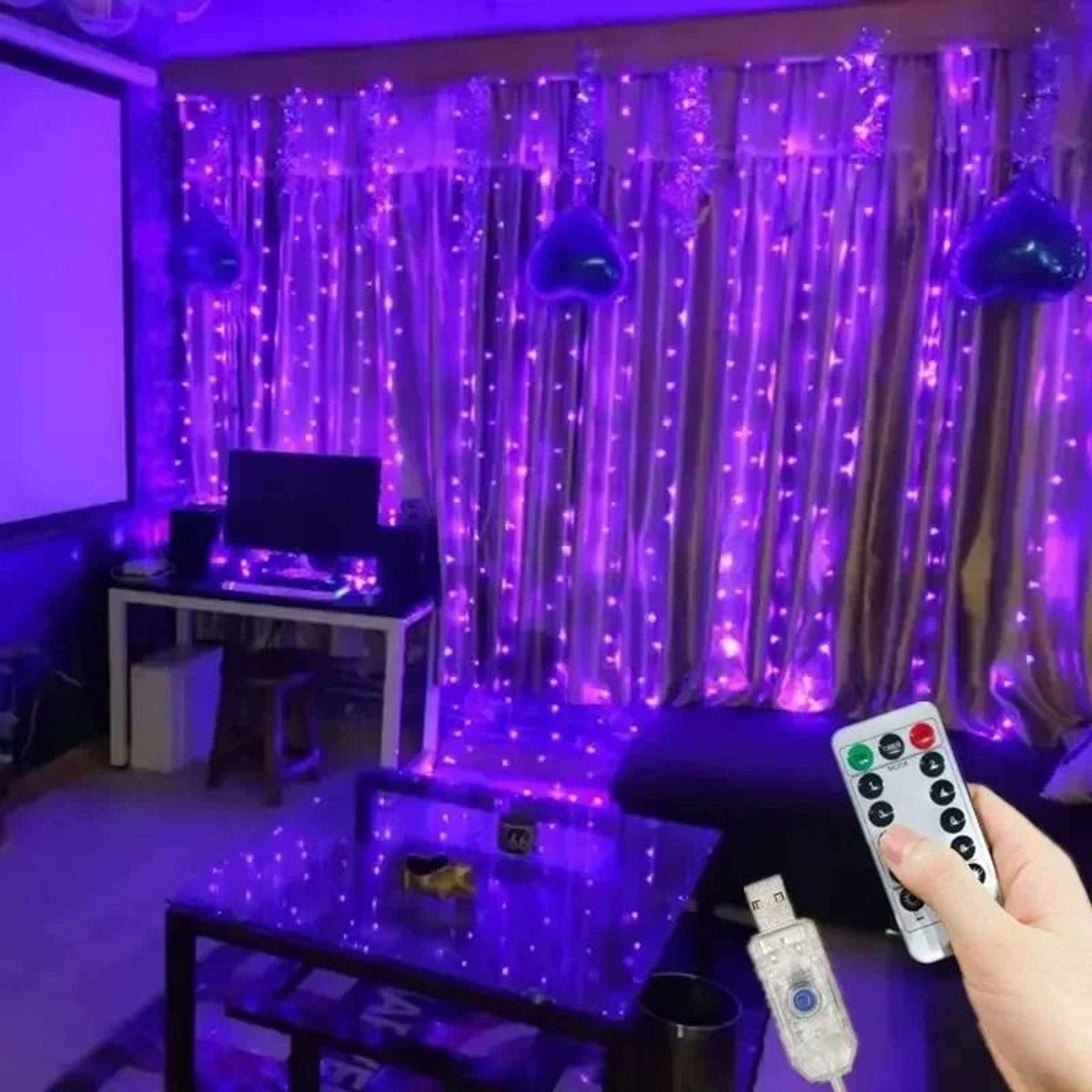 lumiglow led curtain lights 3m 6m usb fairy lights with remote