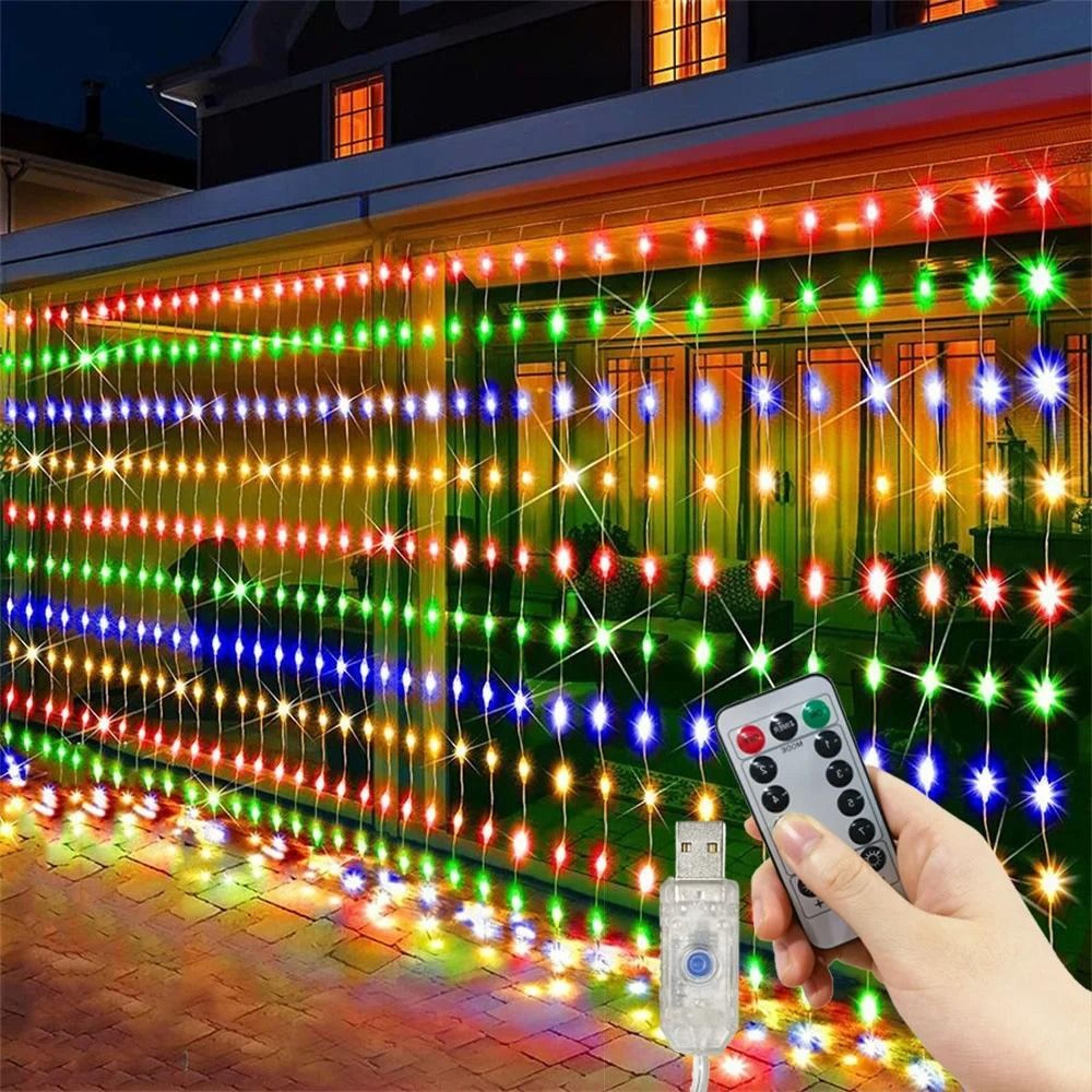 festivaglow led curtain lights 3m 4m 6m usb fairy garland