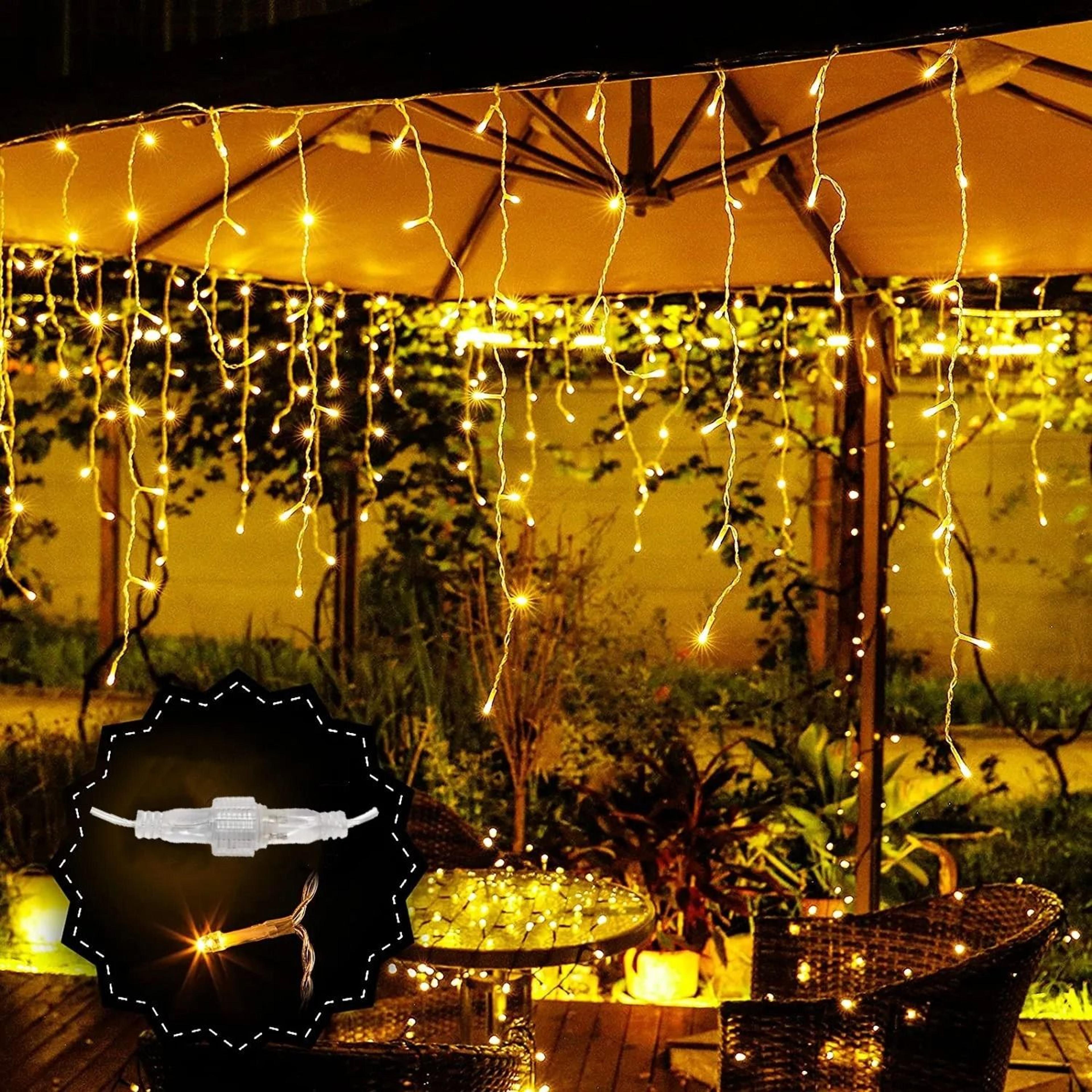 brilliant 16m led icicle lights for wide festive holiday displays anywhere