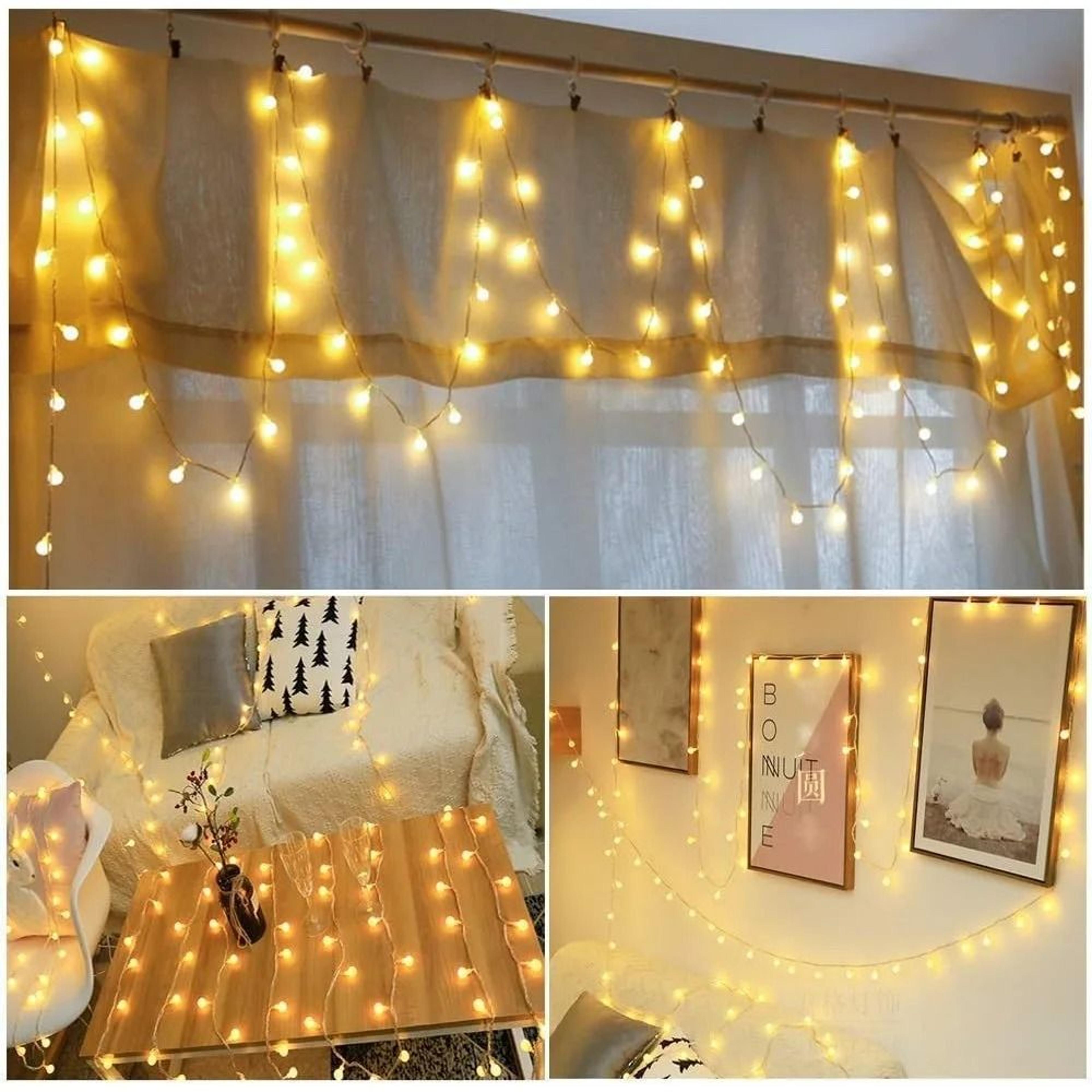 cozy 10m globe fairy lights with flexible dual power options anywhere