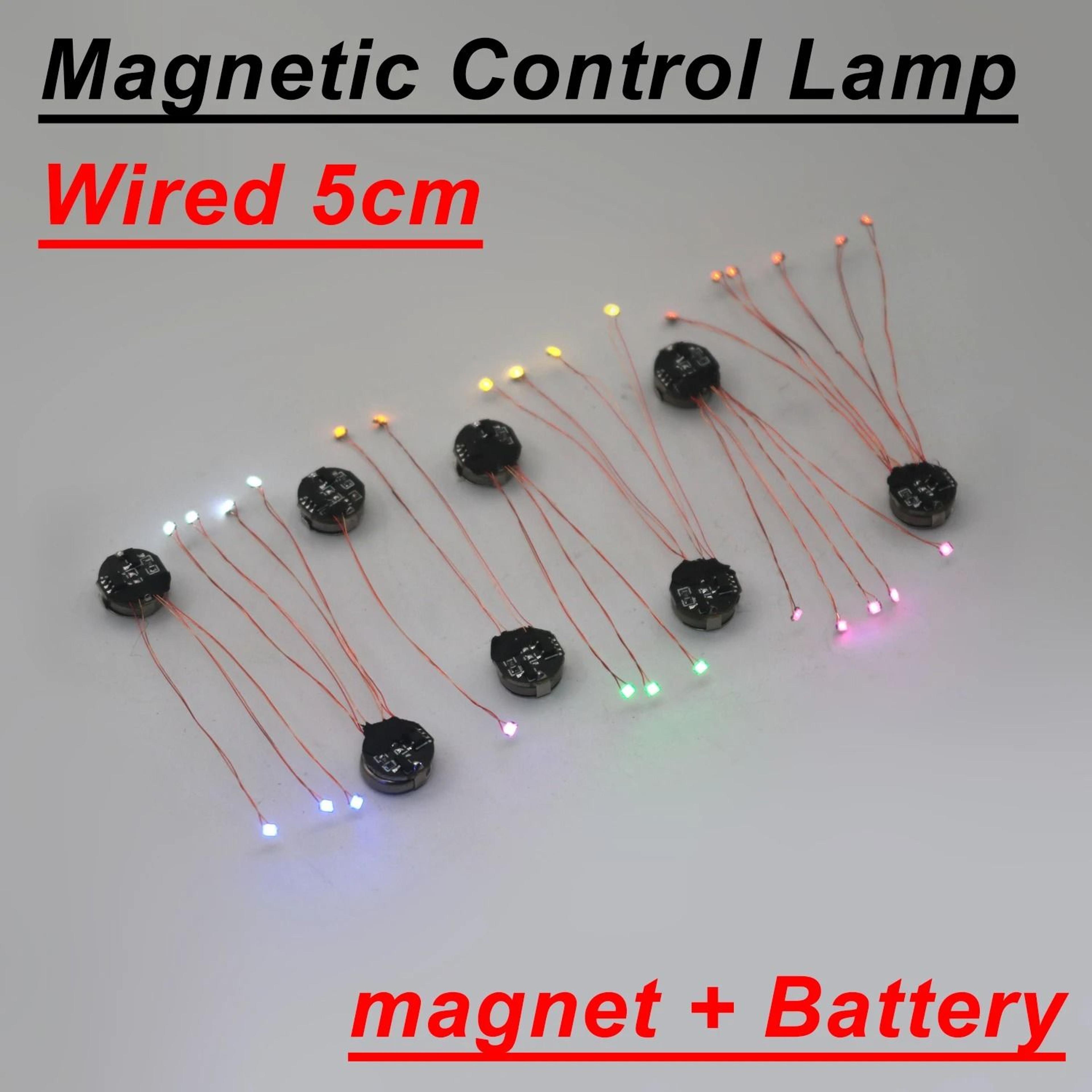 compact magnetic led light kit for realistic model diorama illumination effects