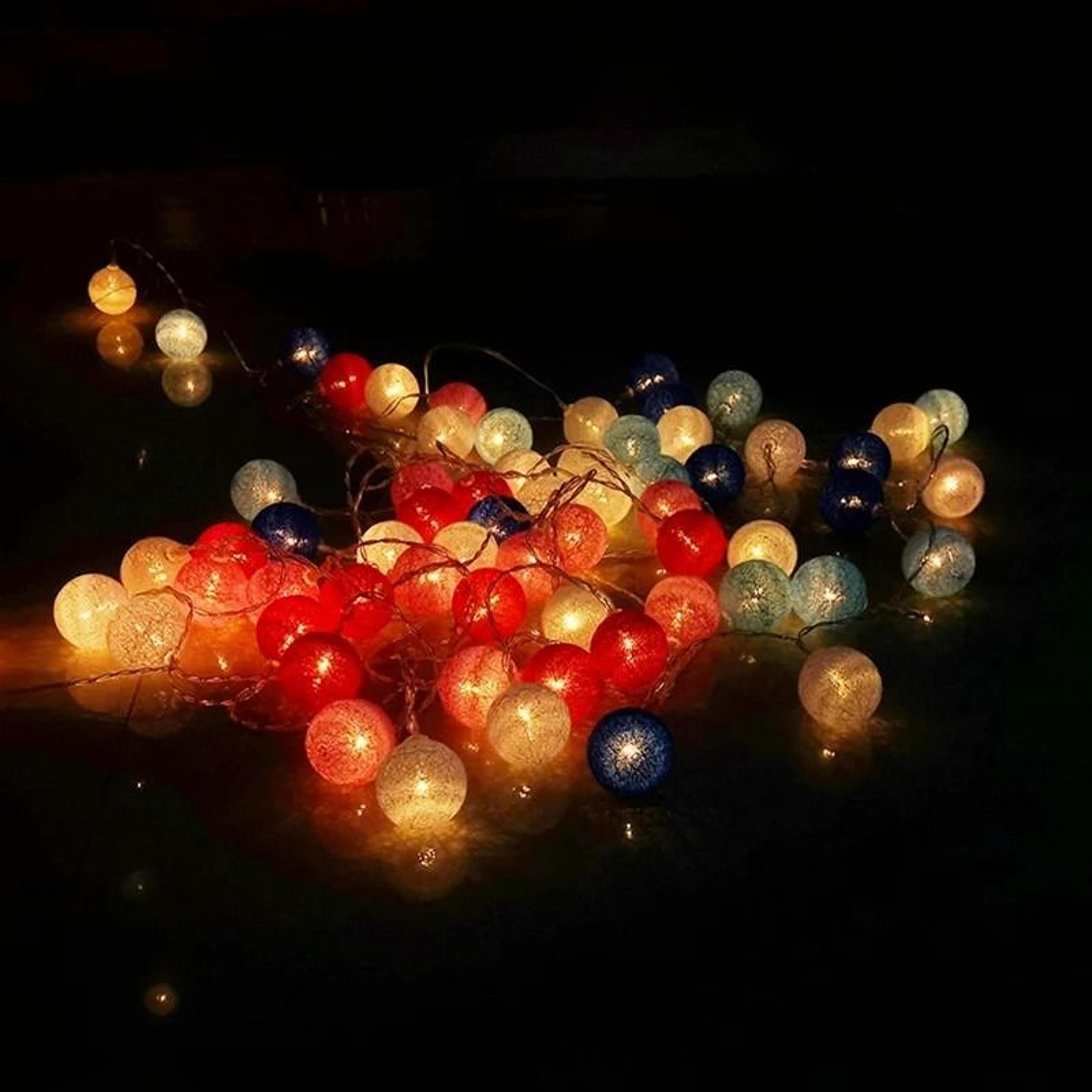 glowing cotton ball fairy lights for cozy celebrations and home decor