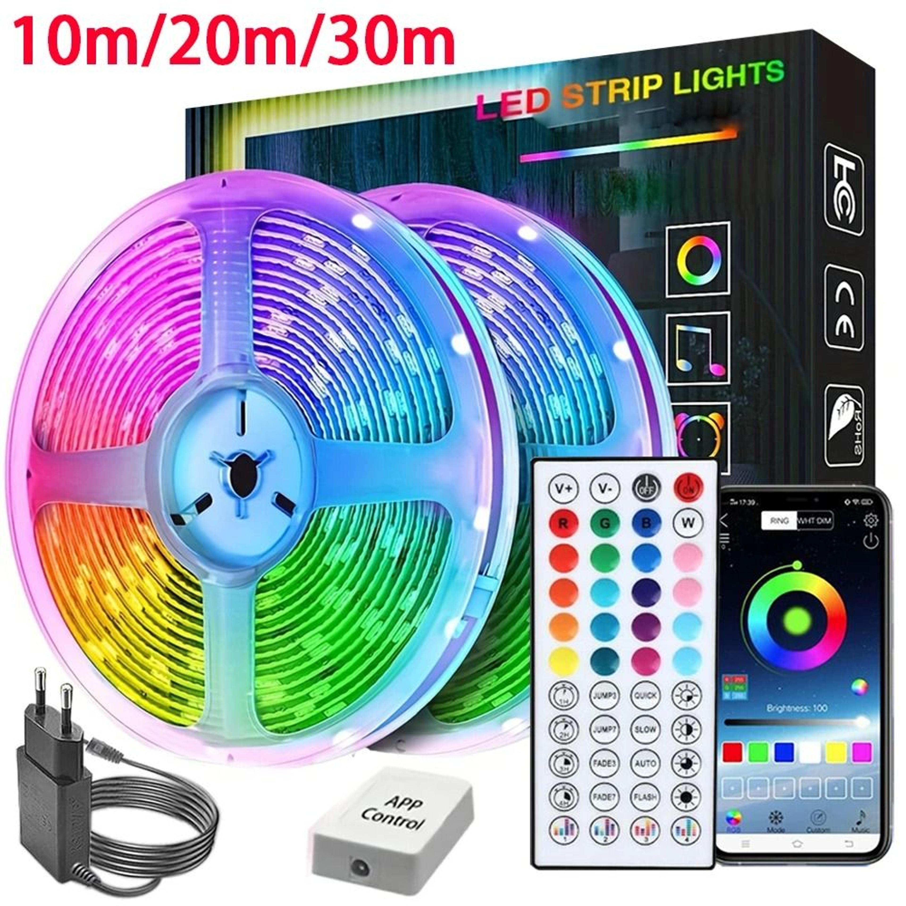 vibrant music sync rgb led strip lights for immersive room ambience