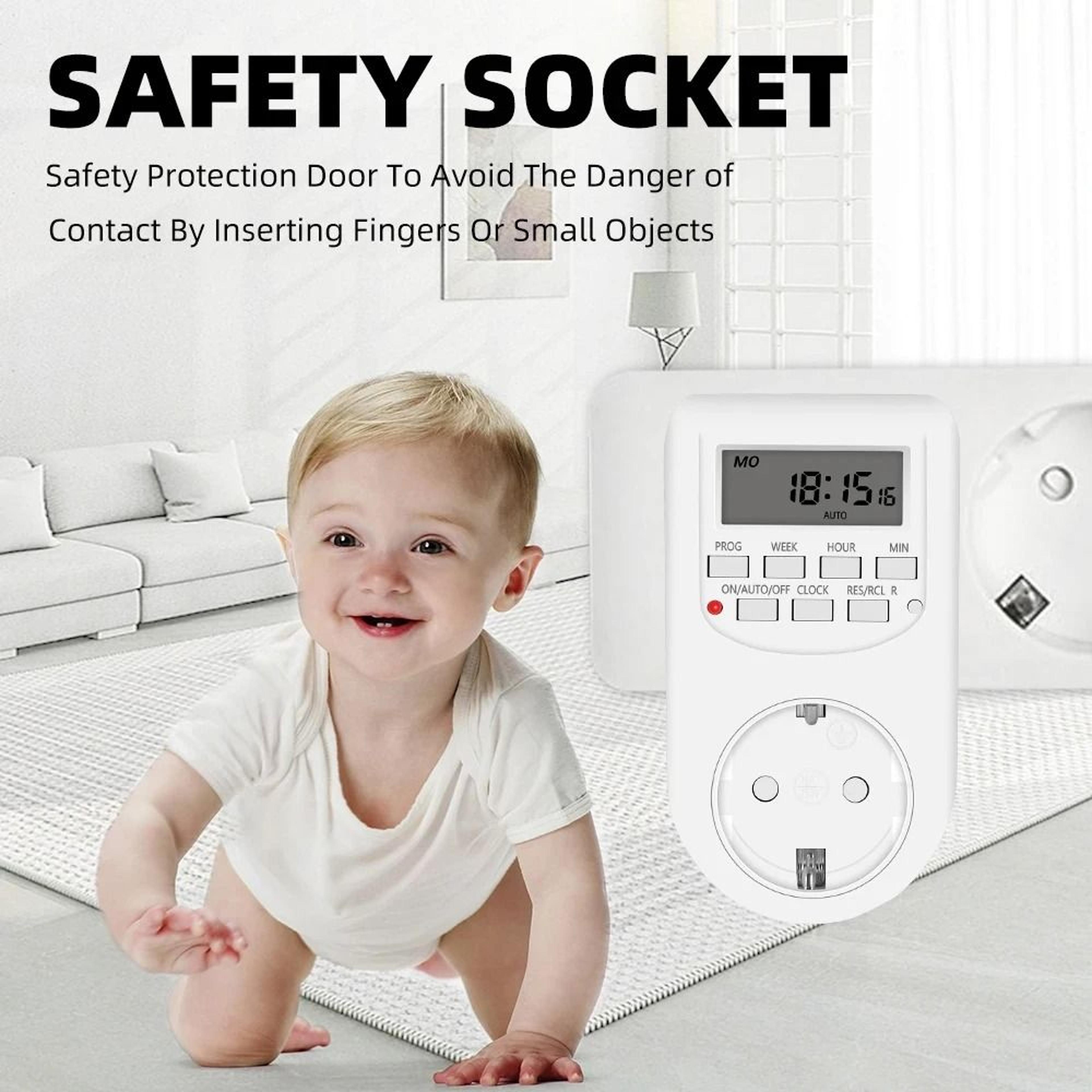 smartsave eu plug timer switch and digital programmable outlet