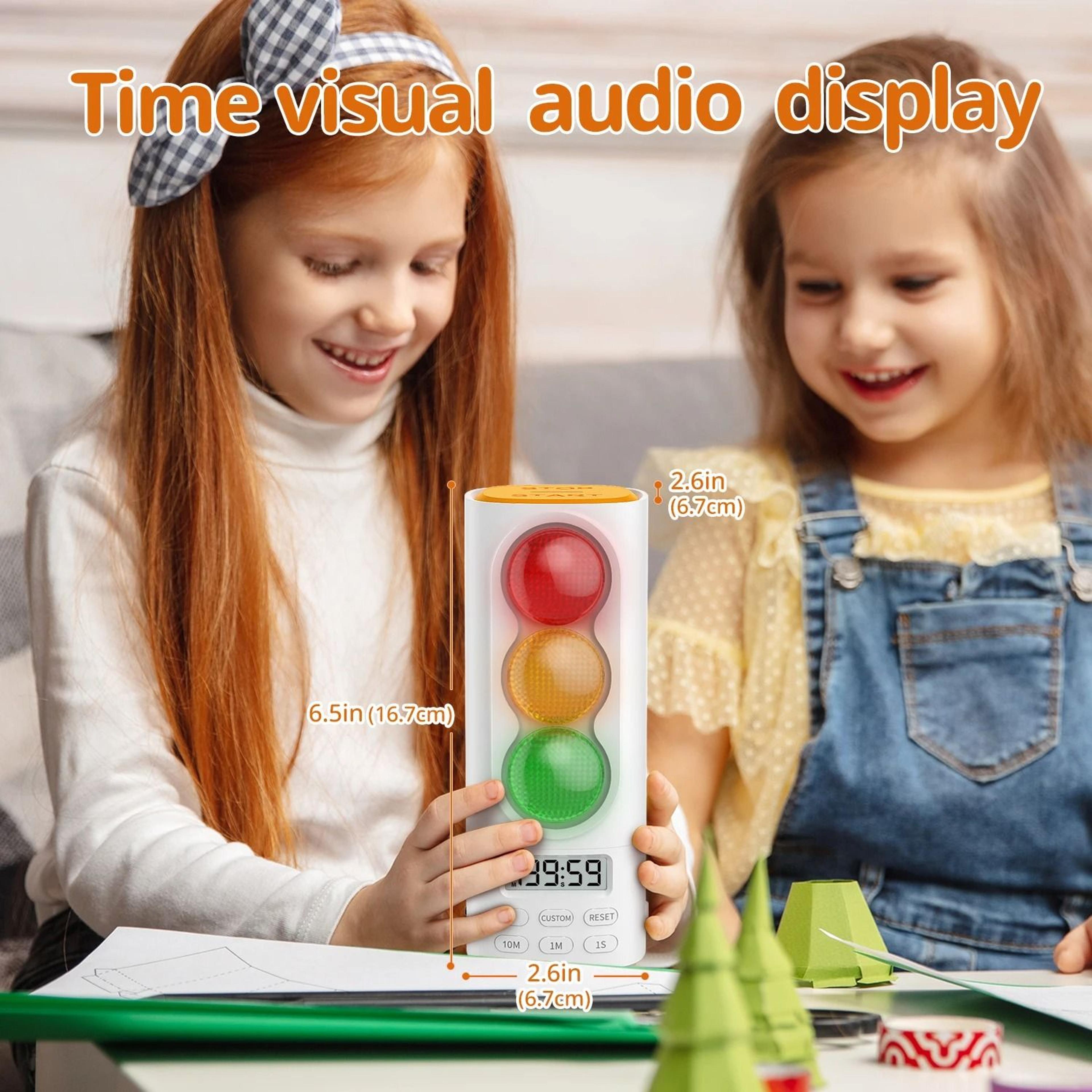 brightpath visual timer for kids traffic light timer and digital countdown clock