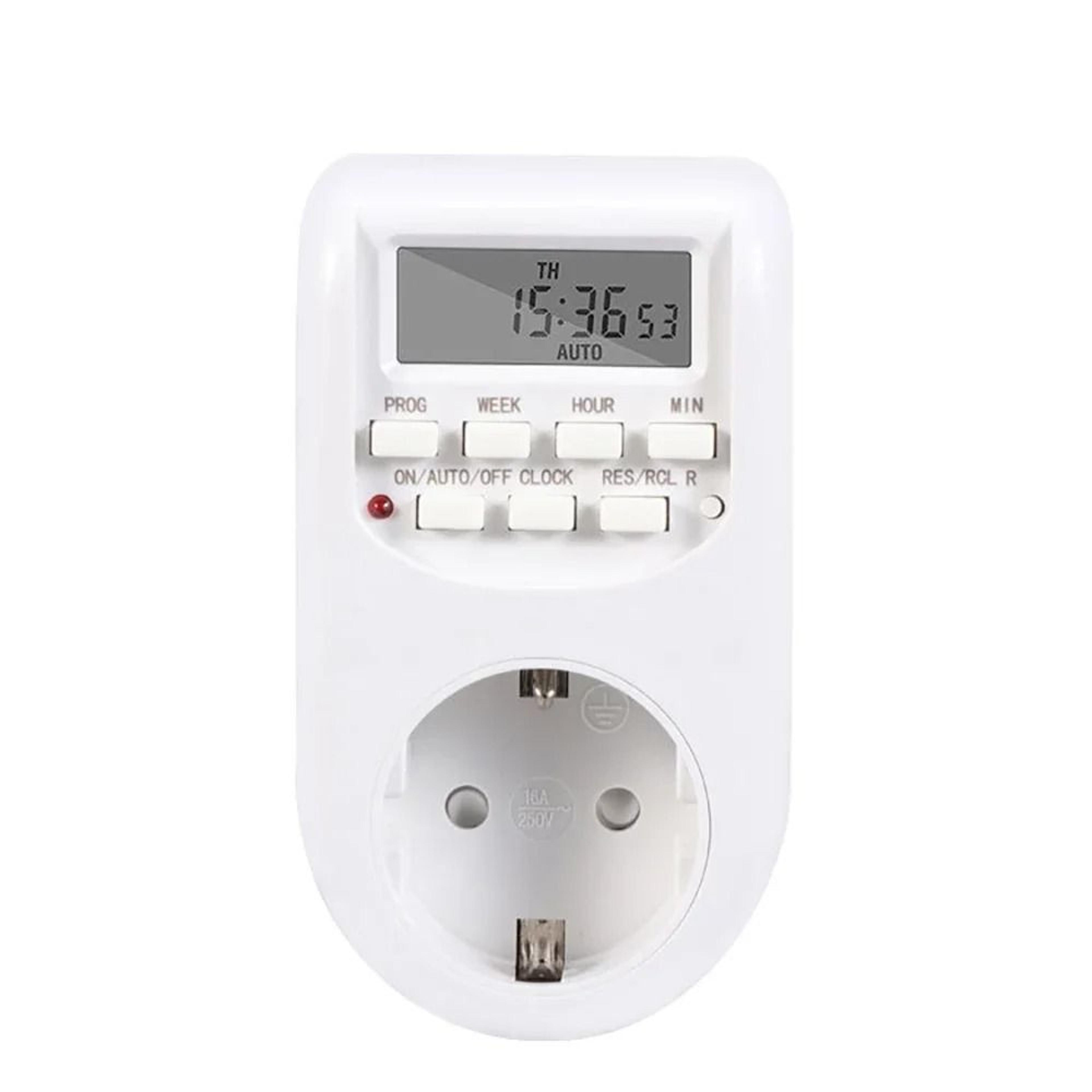 smart programmable timer socket with eu plug timer