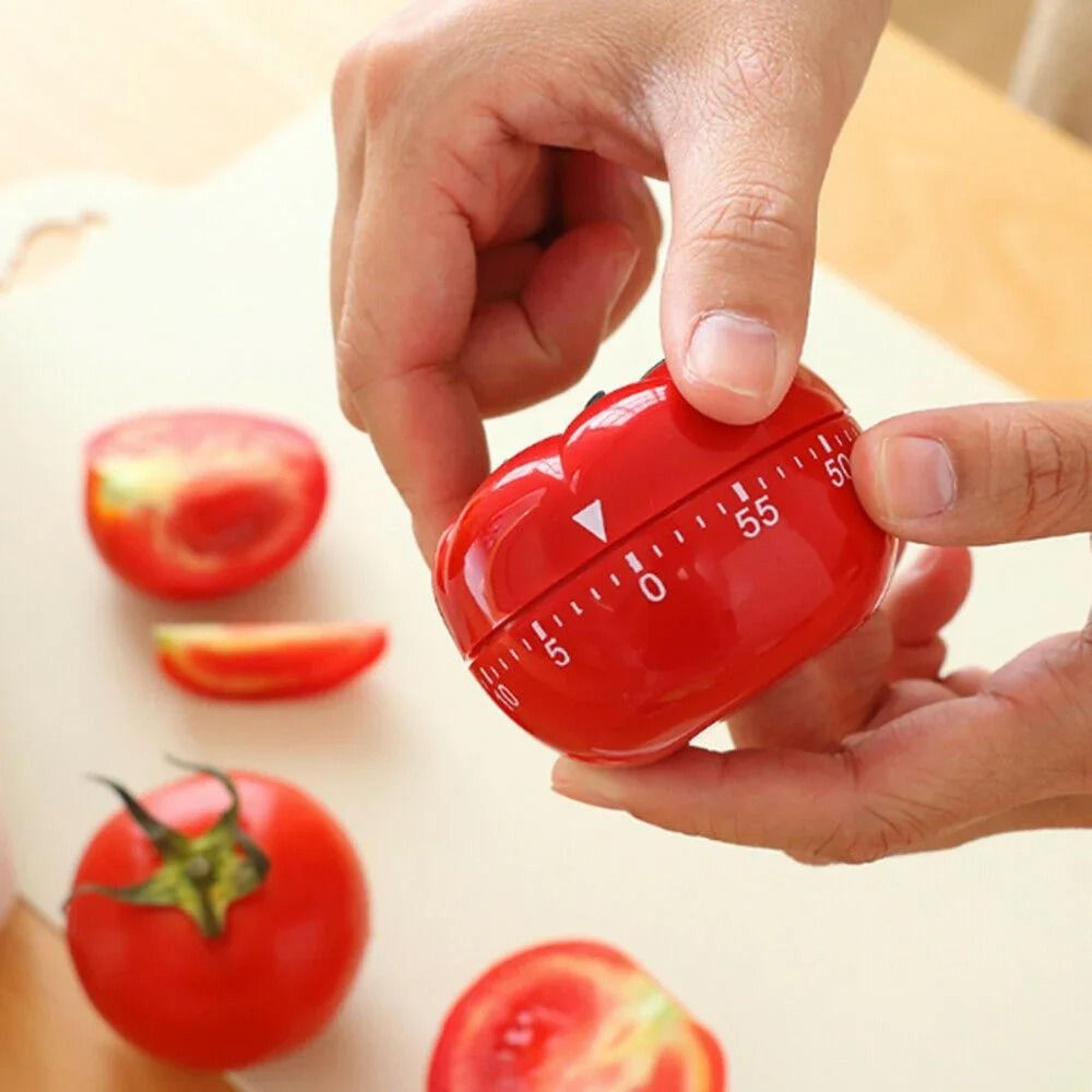 classic tomato kitchen timer and mechanical countdown timer