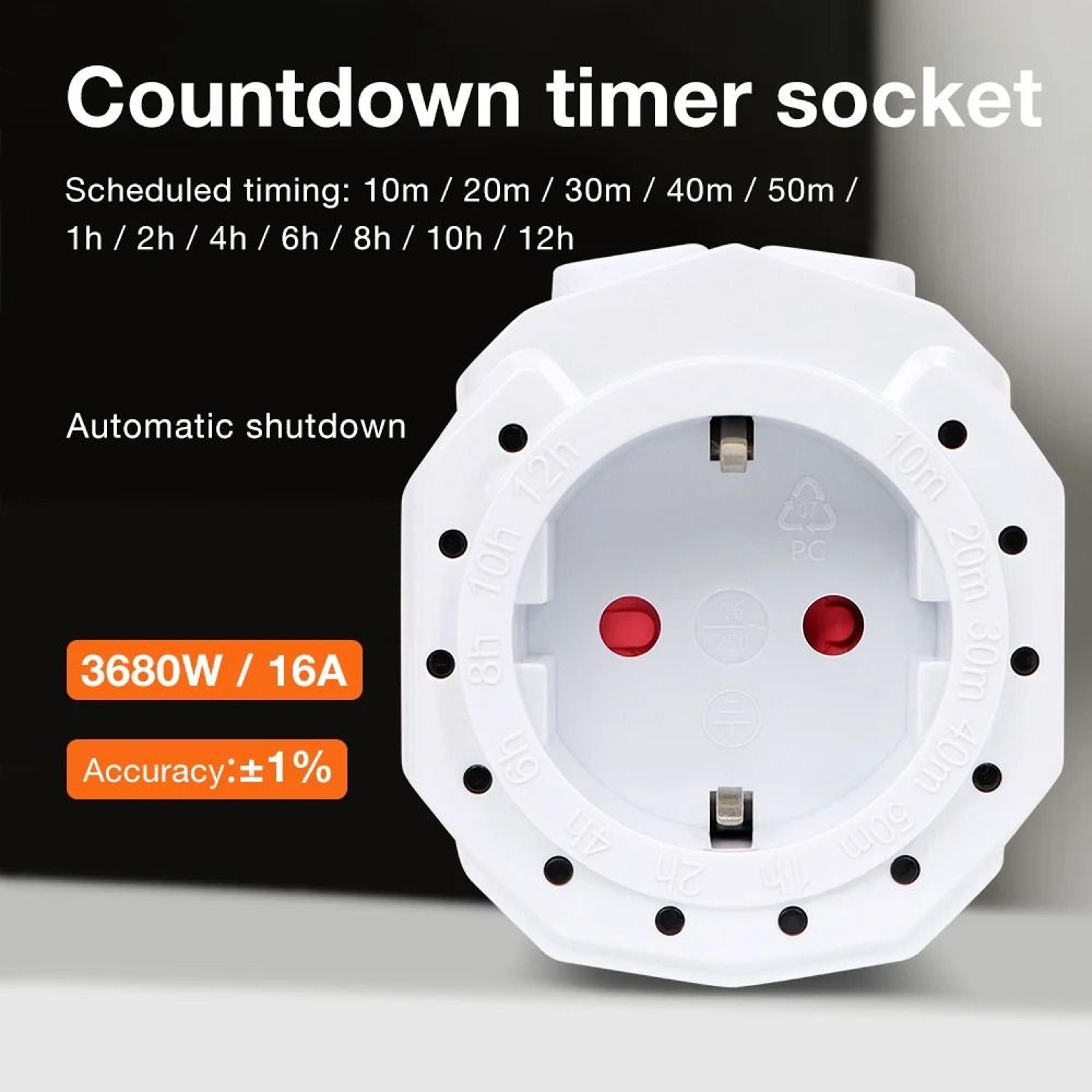 powerguard 12 hour timer plug and countdown timer outlet