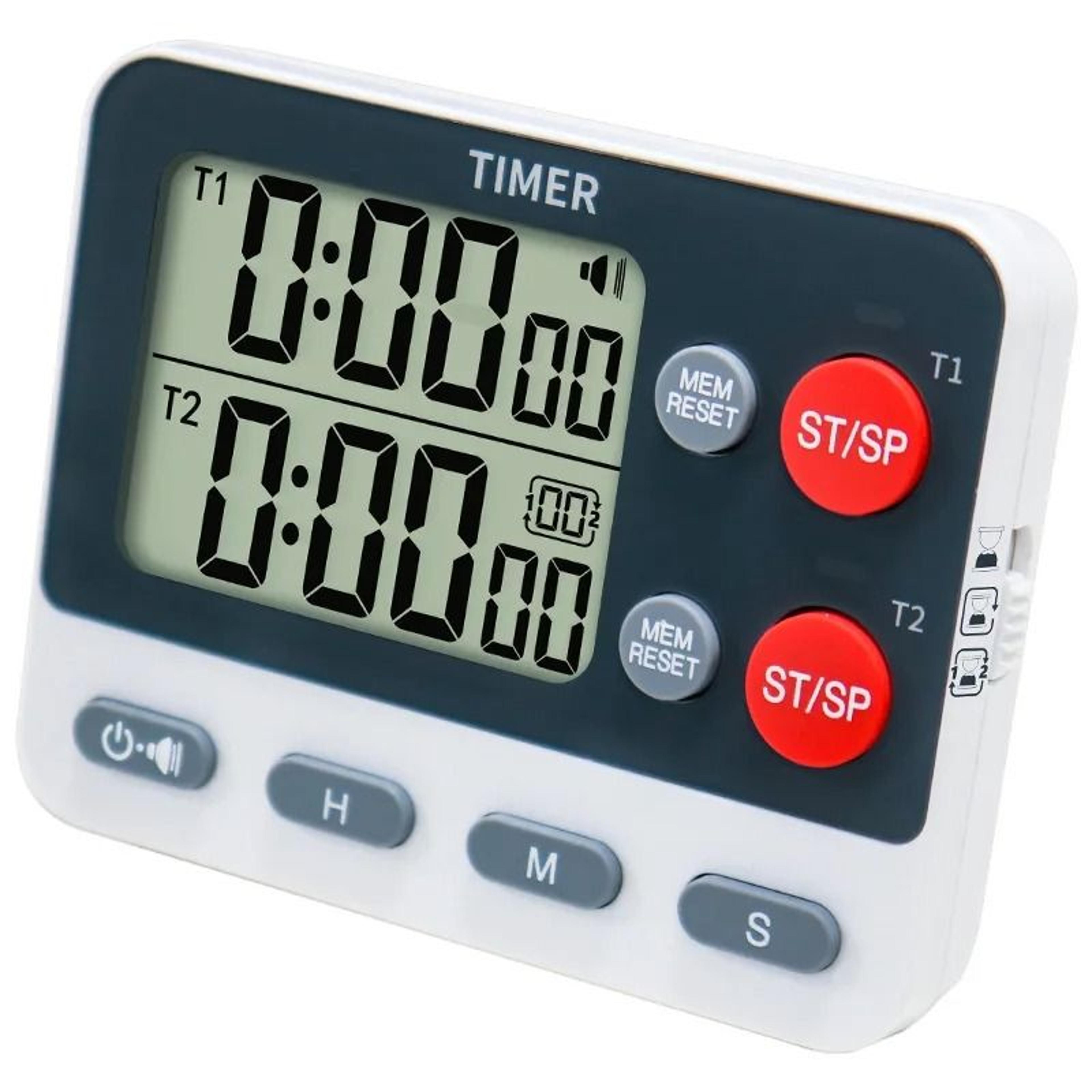 twintrack dual kitchen timer and magnetic cooking timer