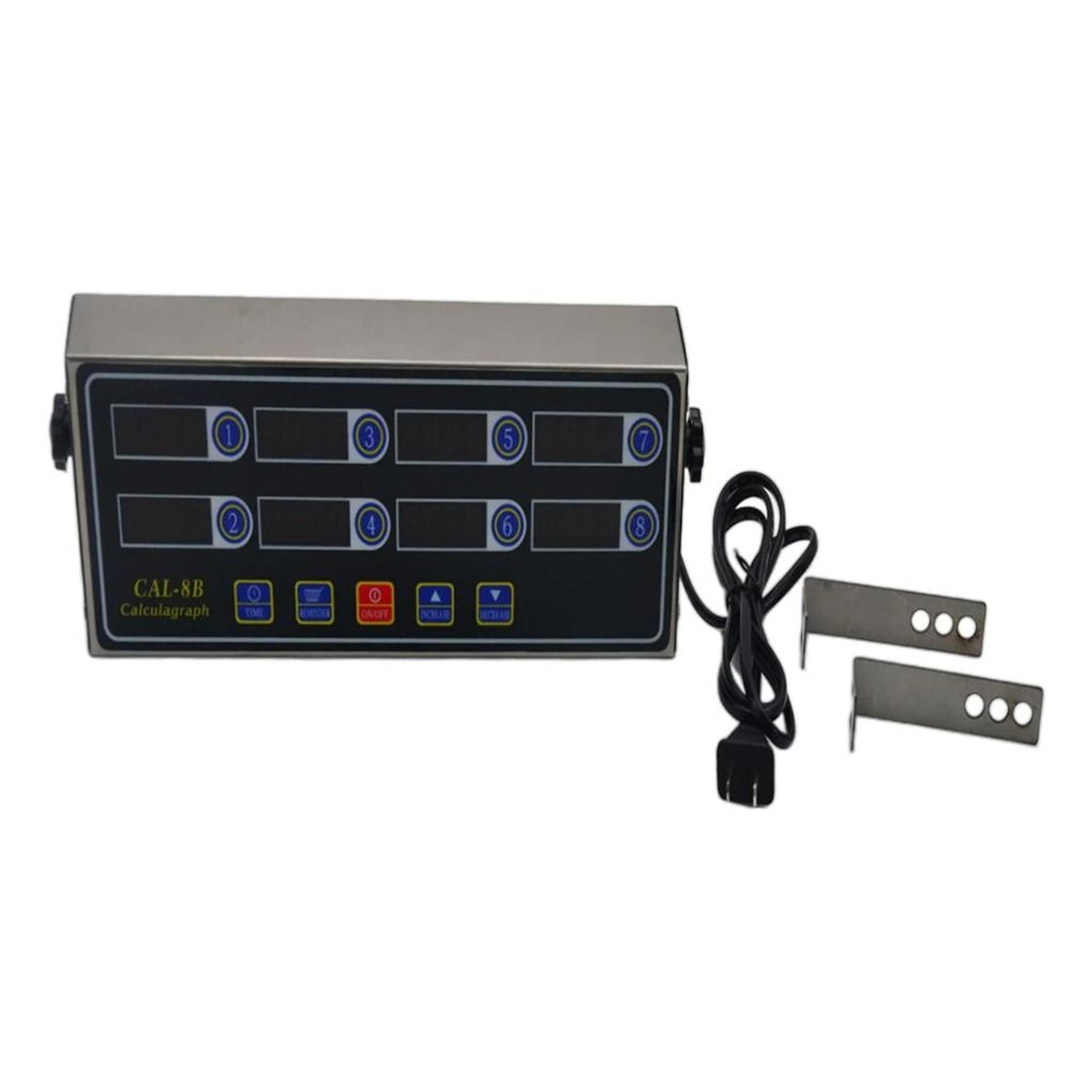 cal-8b 8 channel digital timer and commercial kitchen timer