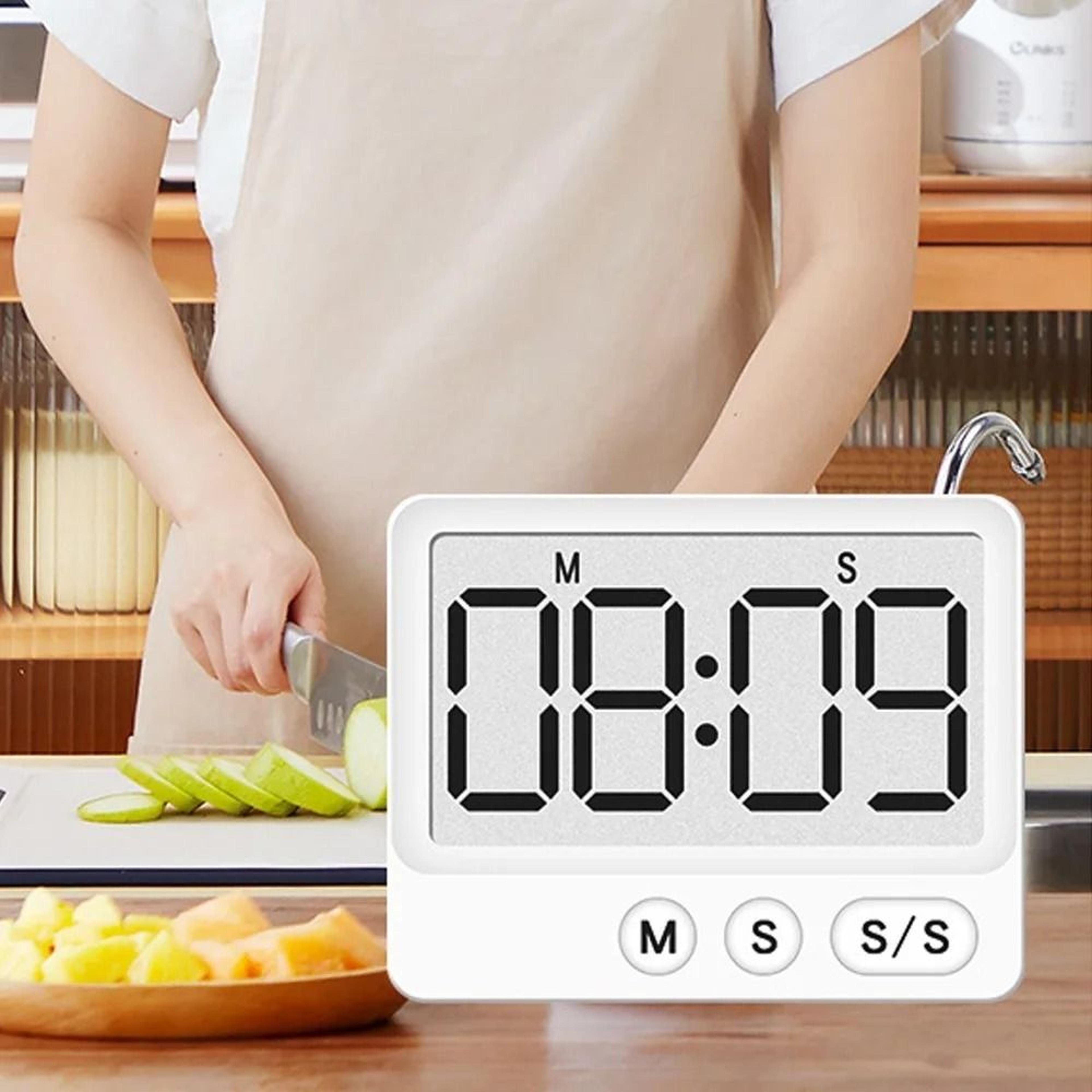 cleartime large screen digital timer and magnetic kitchen timer