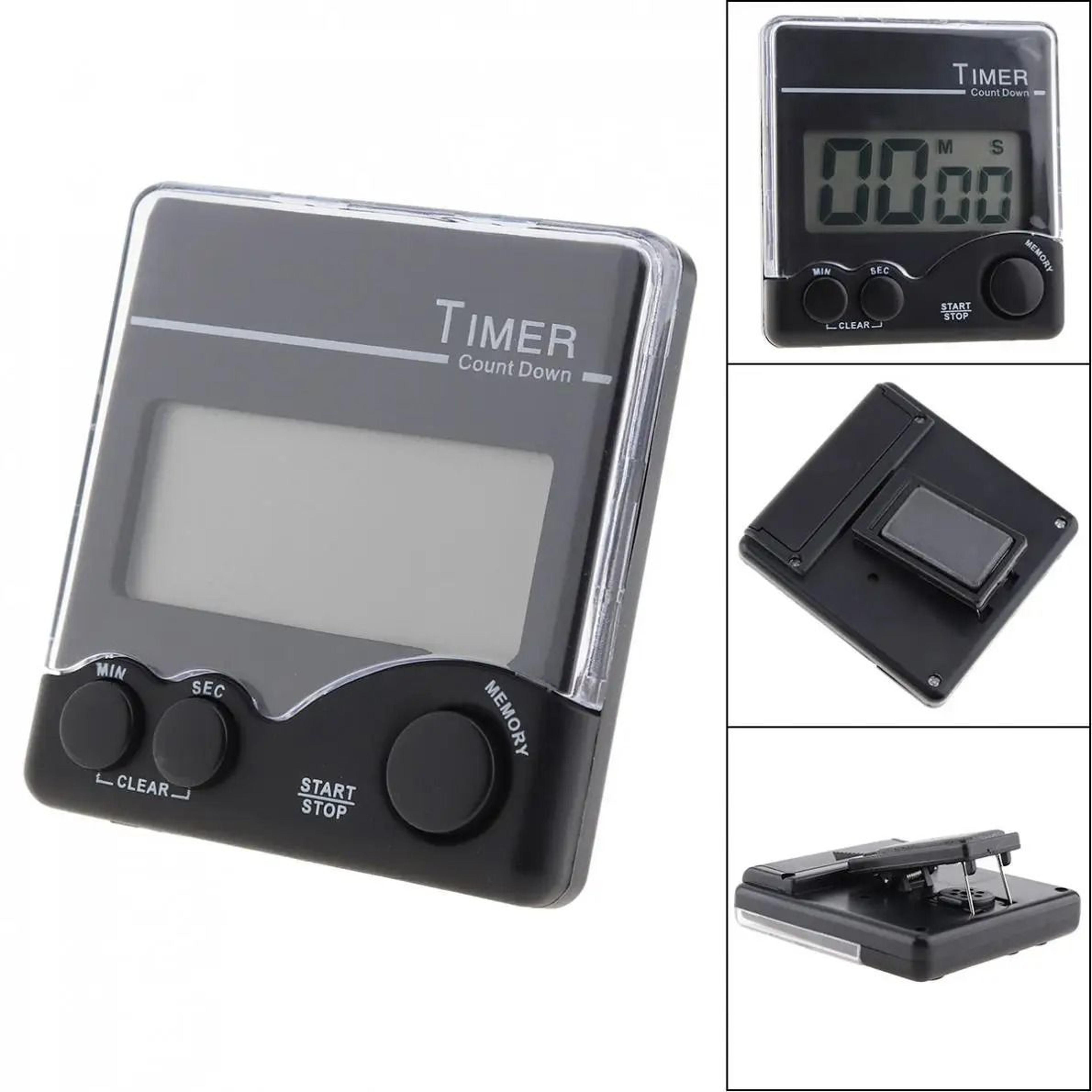 precisionmate magnetic digital timer with large lcd alarm