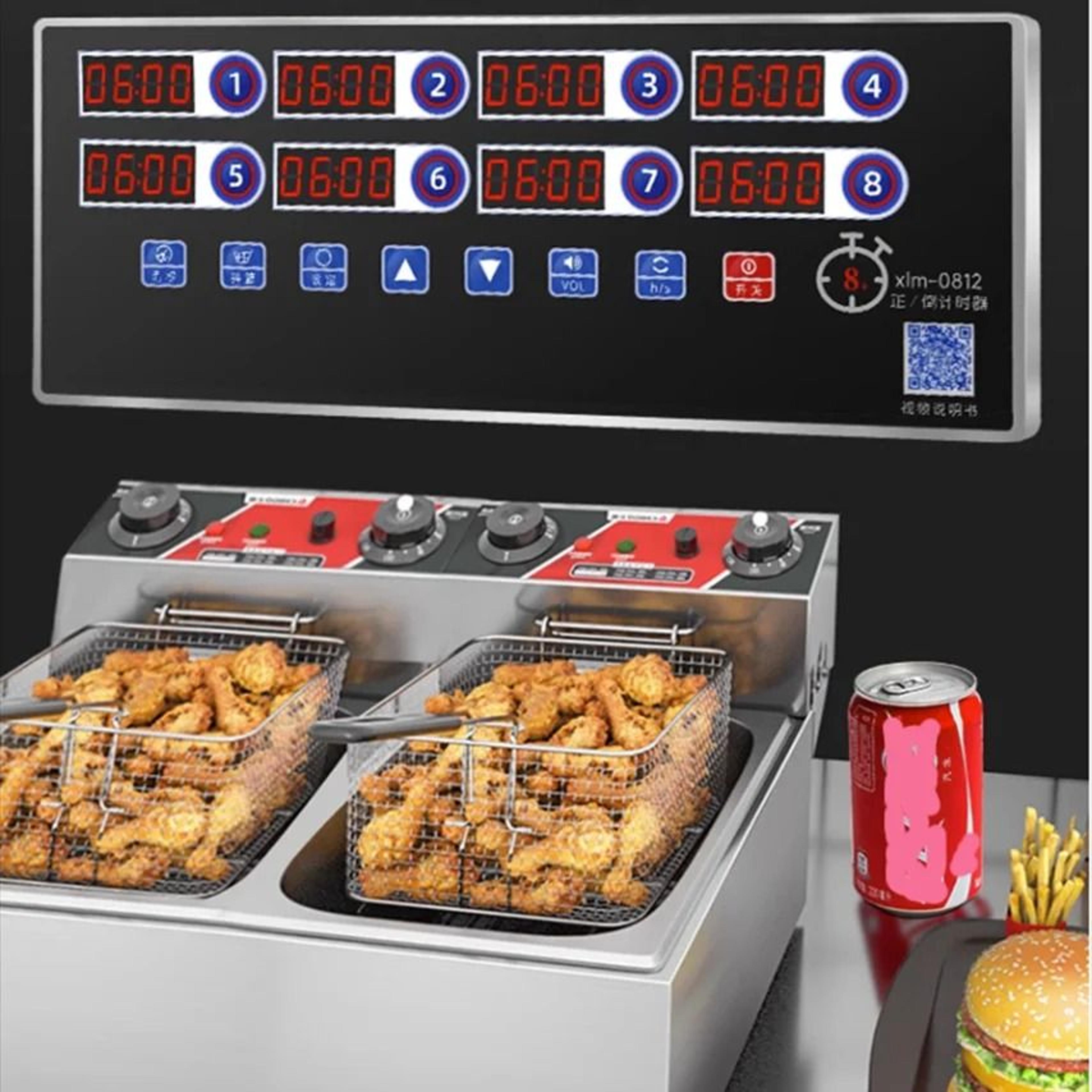 cooksync 8 channel kitchen timer with usb charging