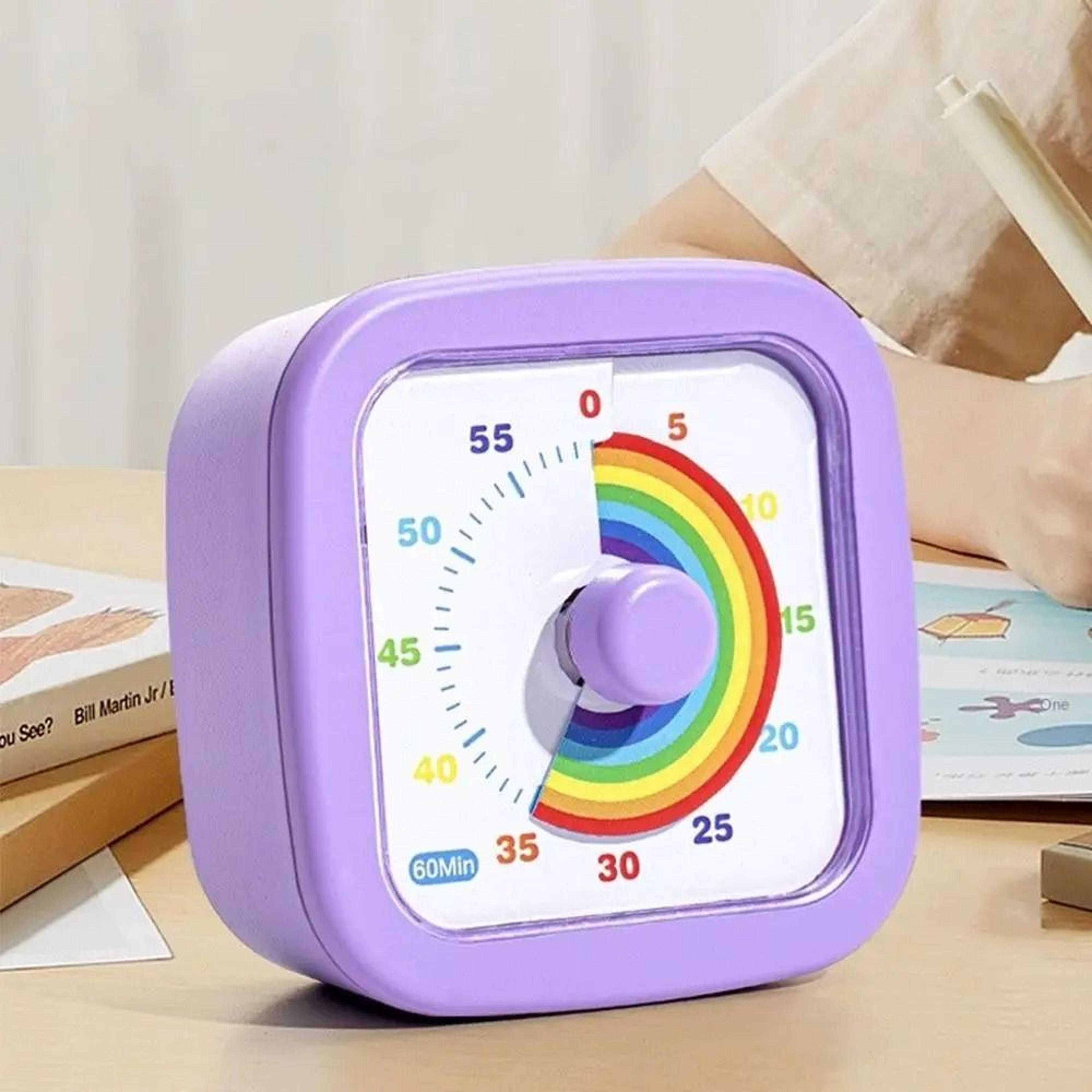 focusview 60 minute visual timer in round or square design