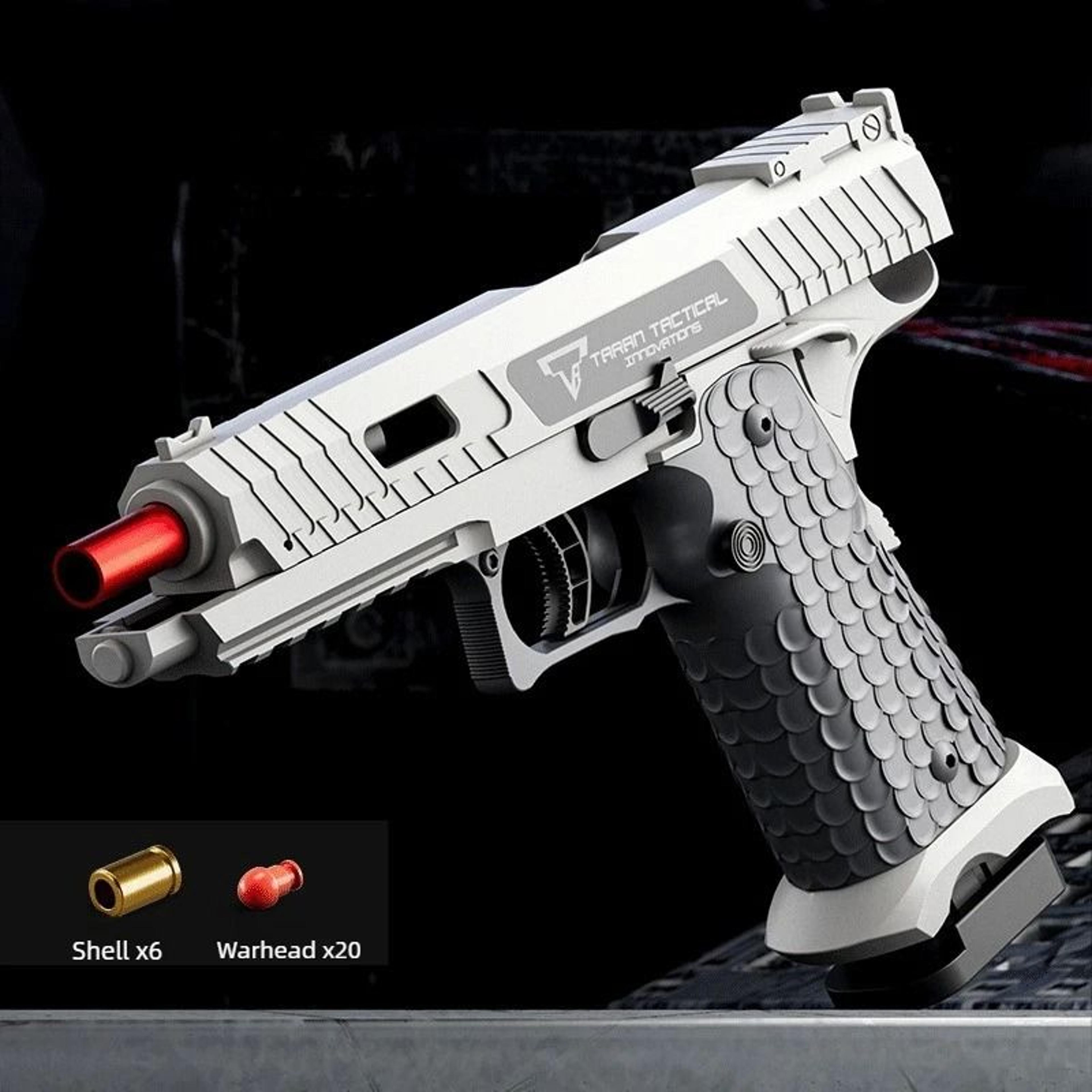 shellrush continuous shooting foam blaster with automatic shell ejection