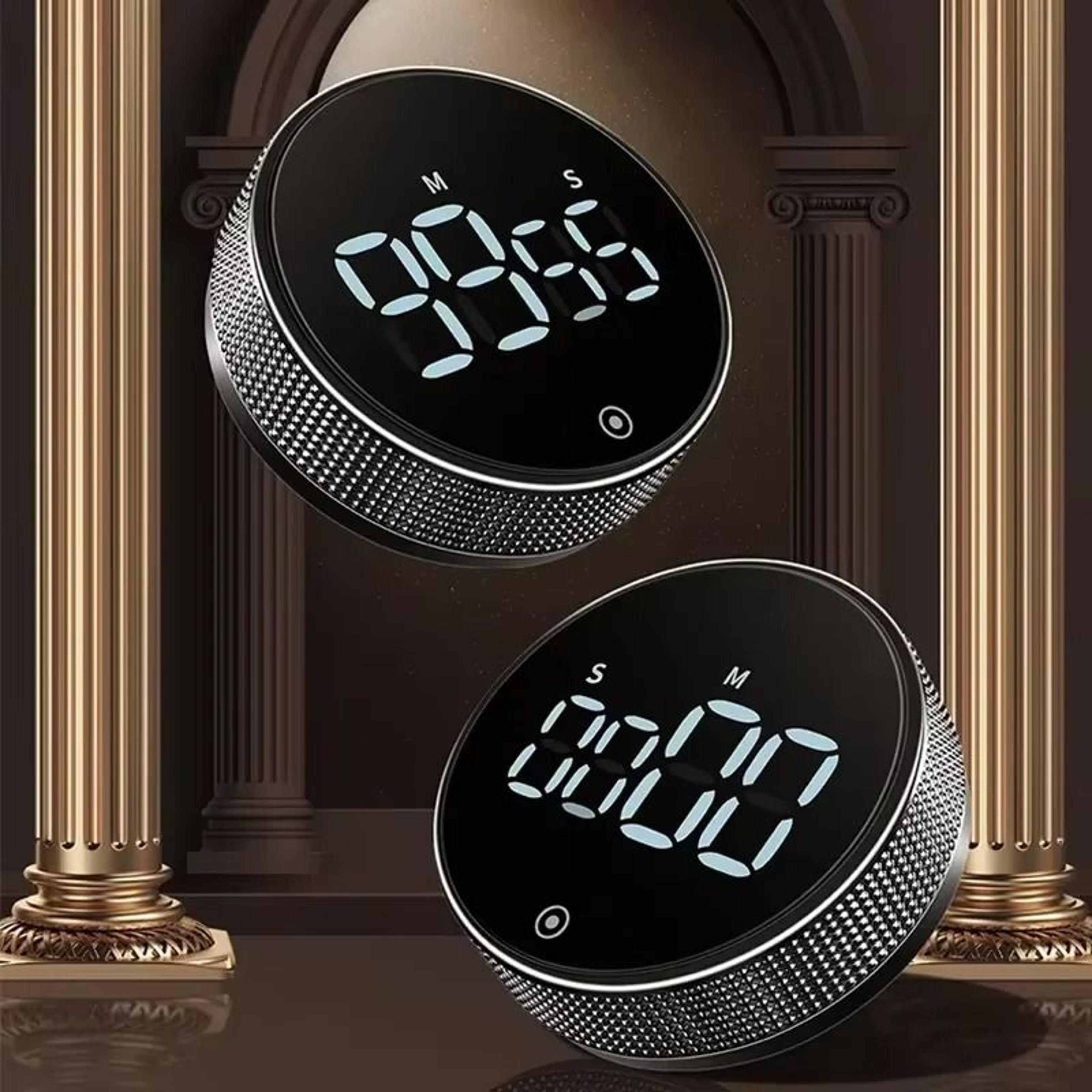 timedial magnetic kitchen timer with rotary countdown and stopwatch