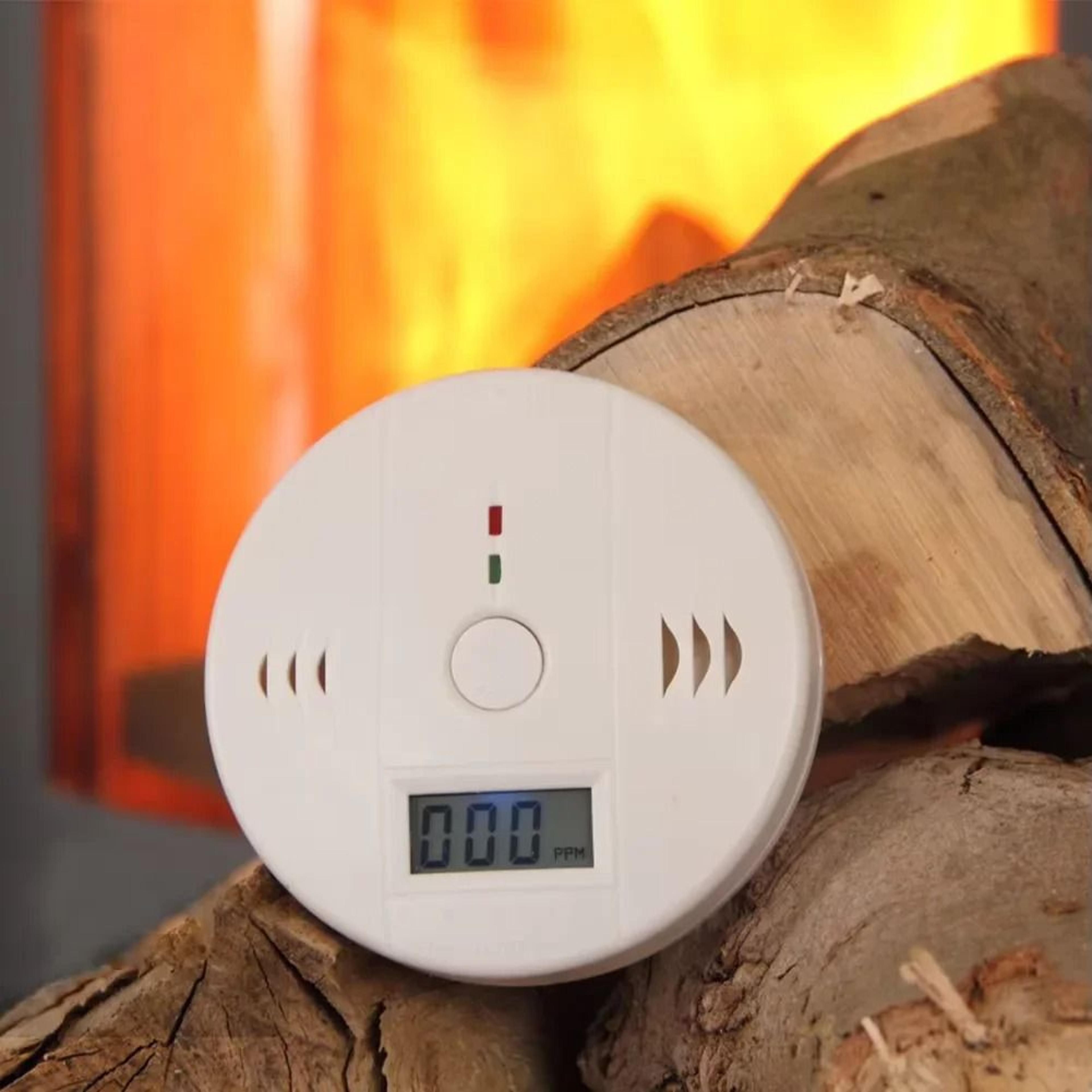 safeview carbon monoxide detector with lcd warning alarm