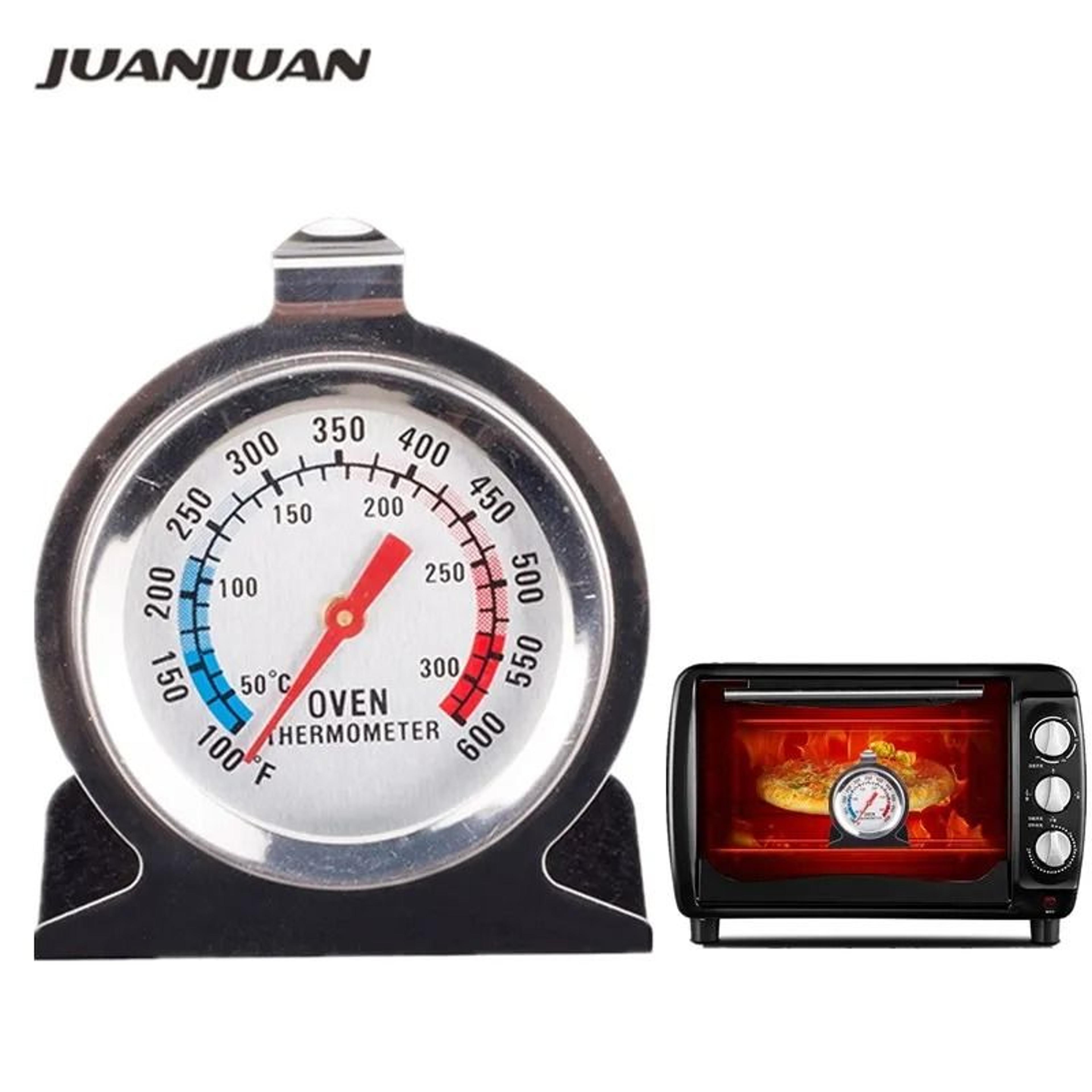 heatsure stainless steel oven thermometer with large easy-read dial