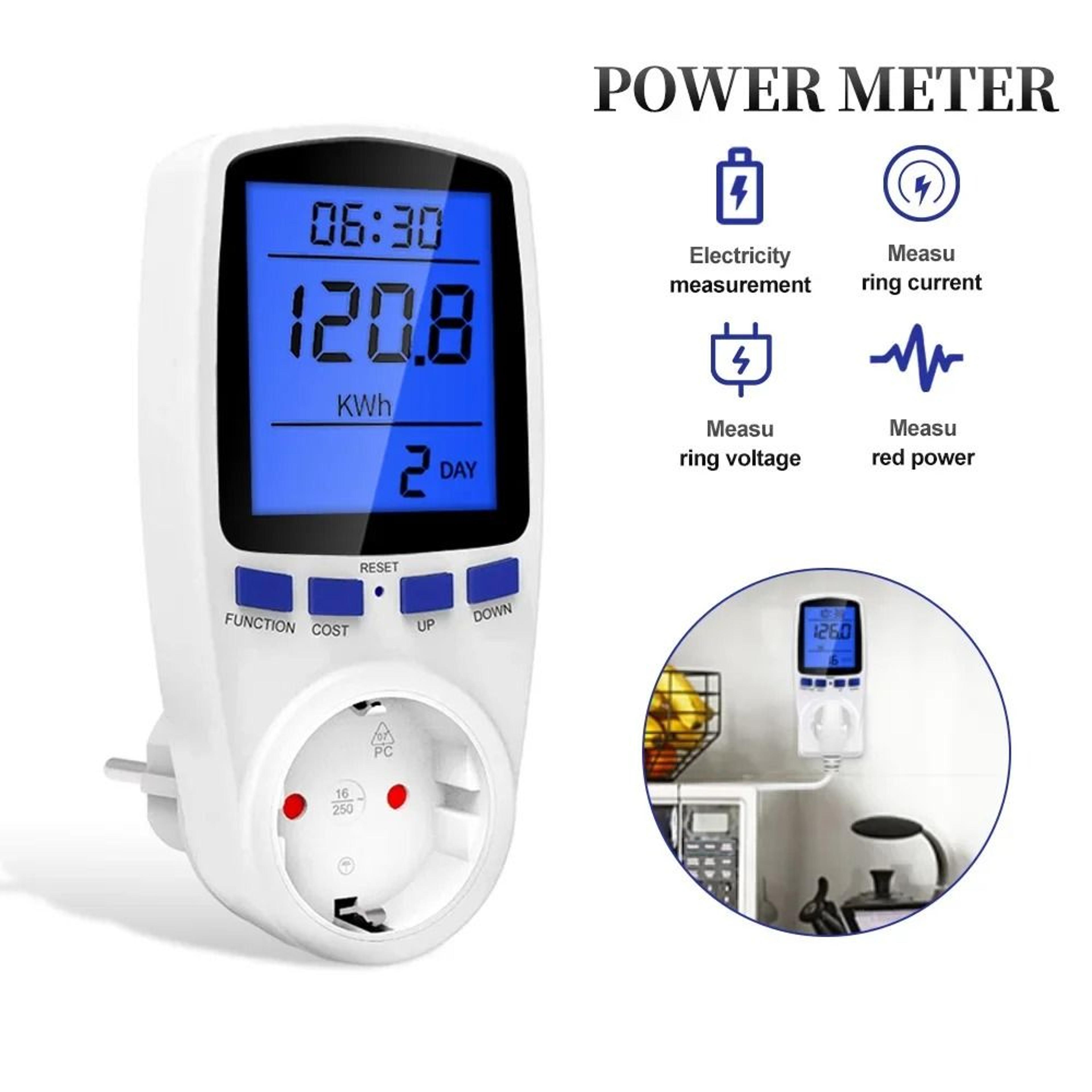 voltwise ac power meter and electricity usage monitor
