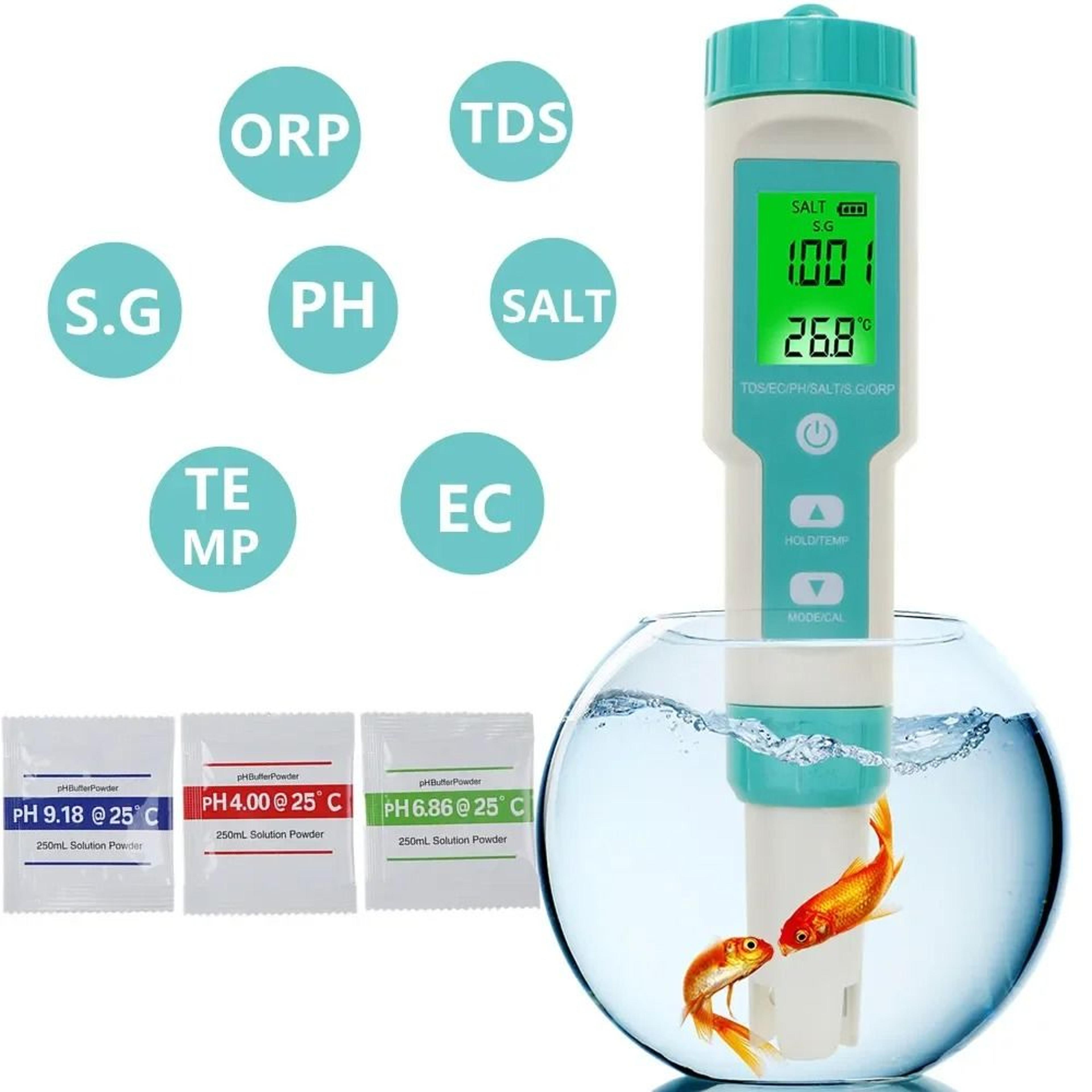 aquascope digital water quality tester and aquarium ph meter