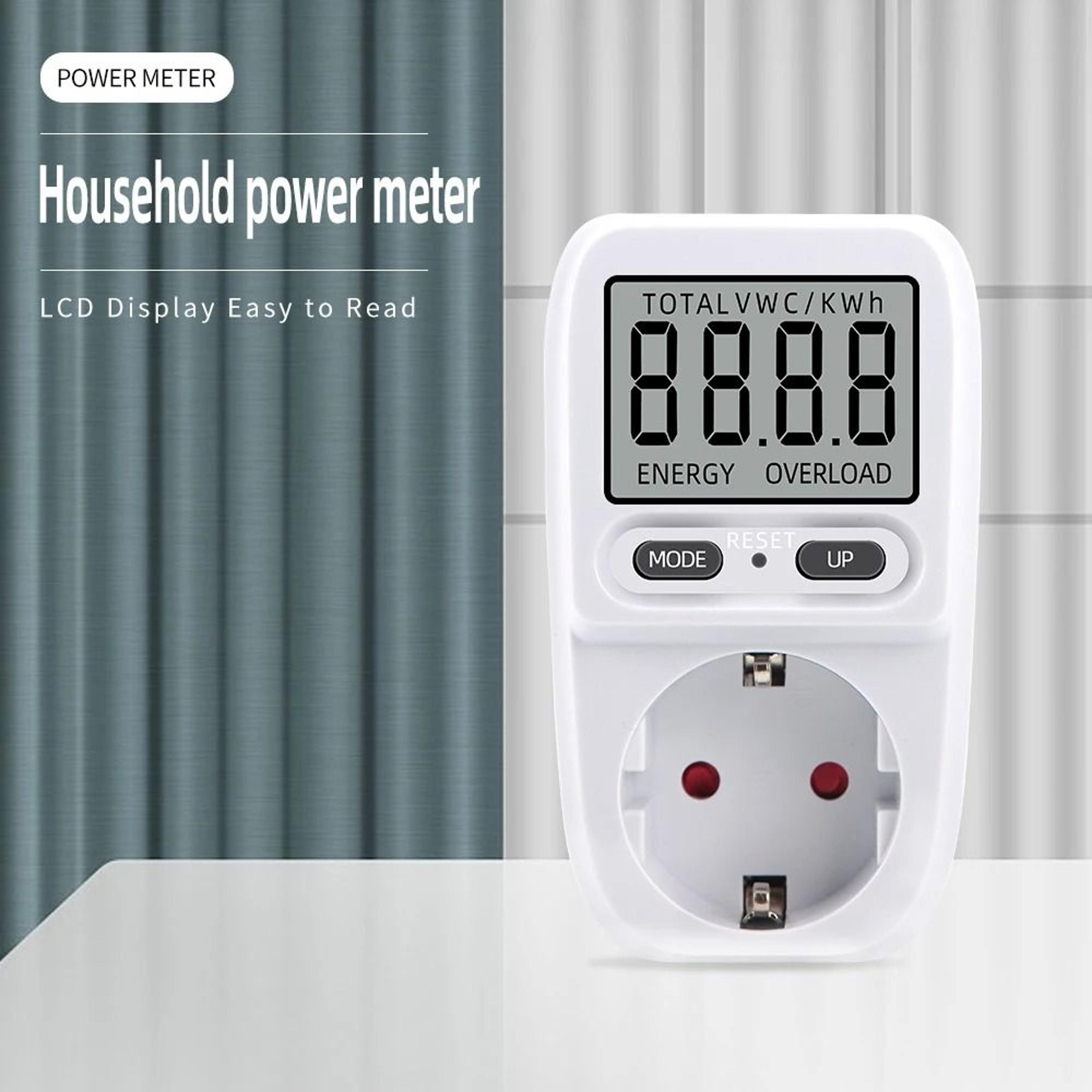 powercount plug-in power meter and electricity usage monitor