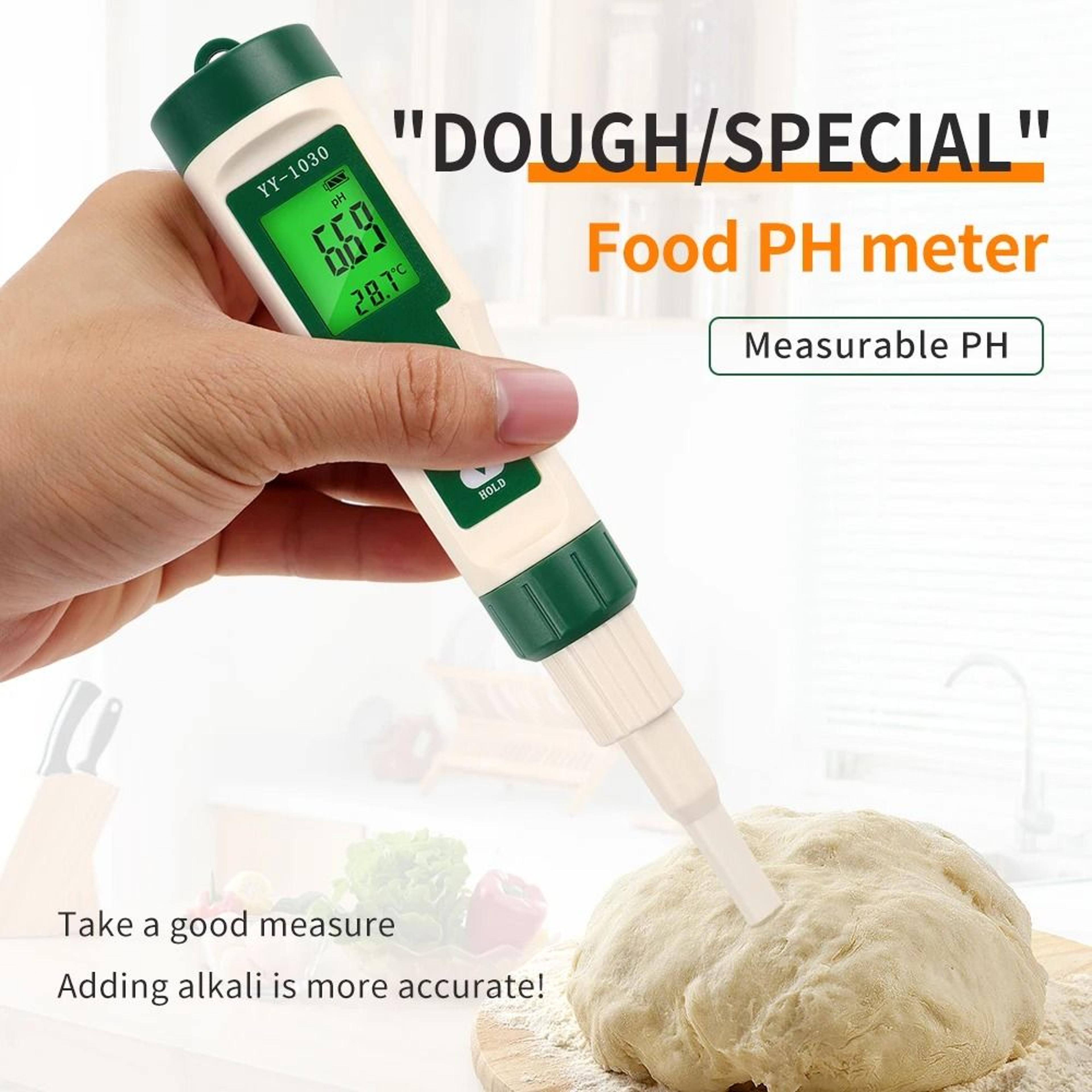 foodsense food ph meter and dough ph tester