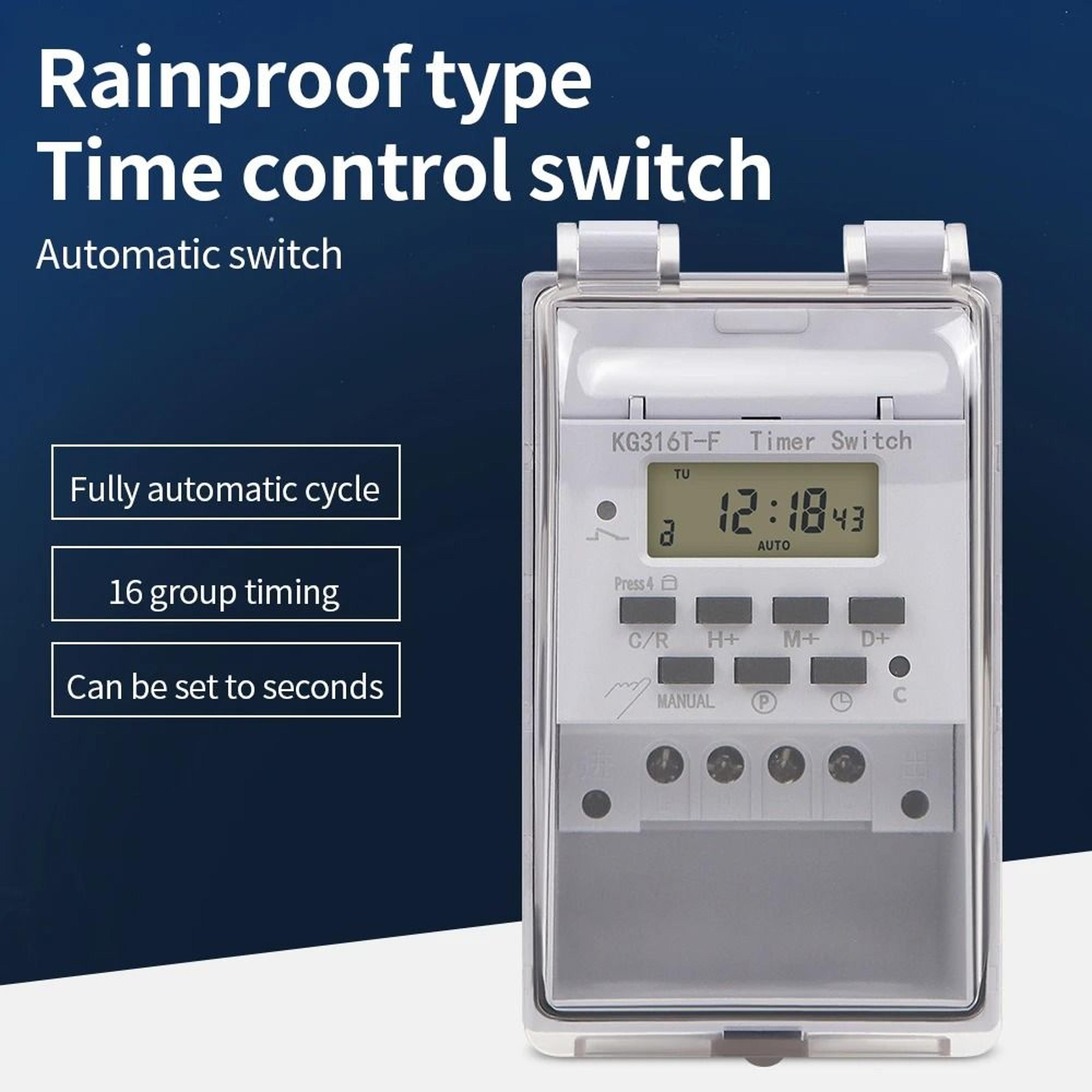 timeguard weekly programmable timer and outdoor timer switch