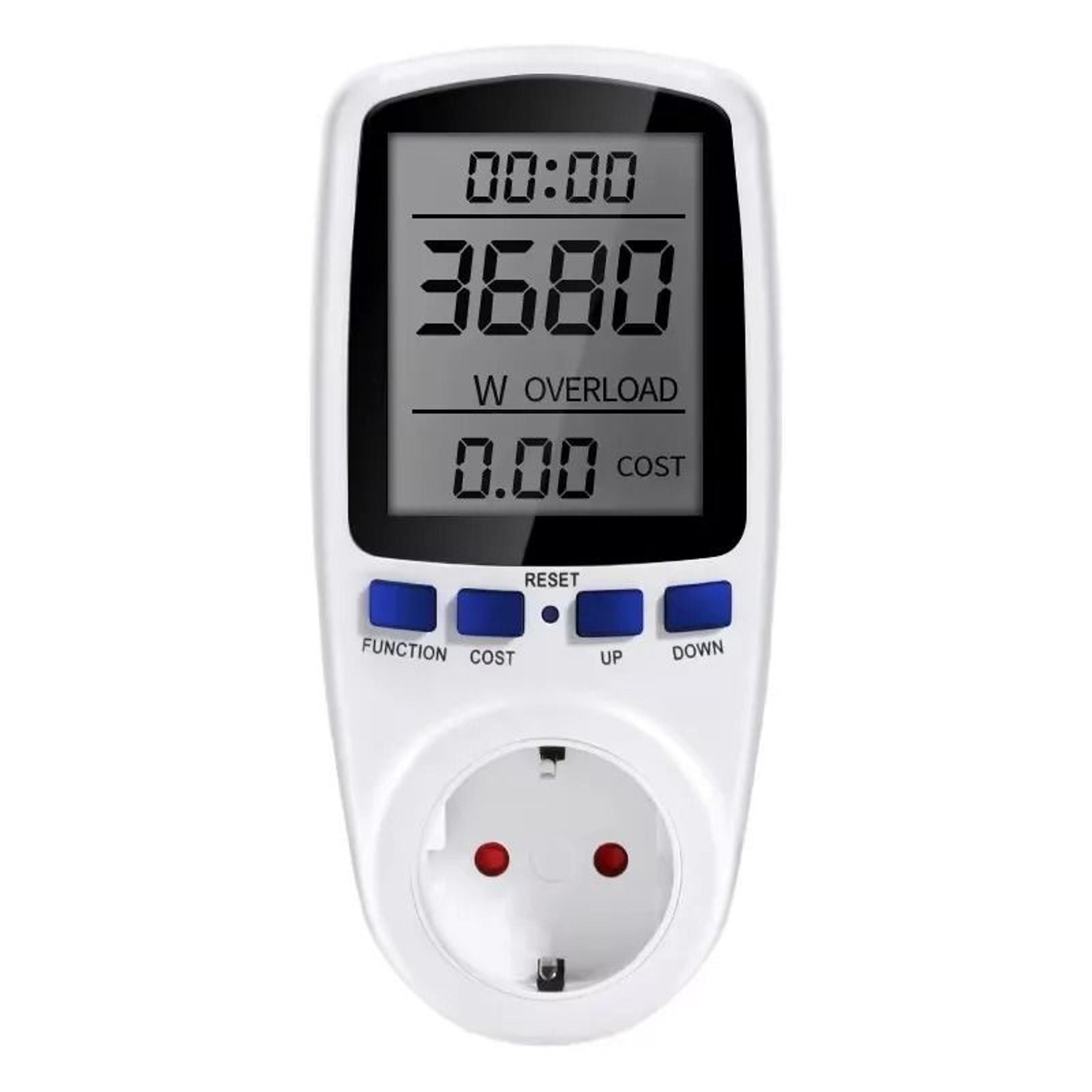 volttrack 220v electricity usage monitor and plug-in power meter
