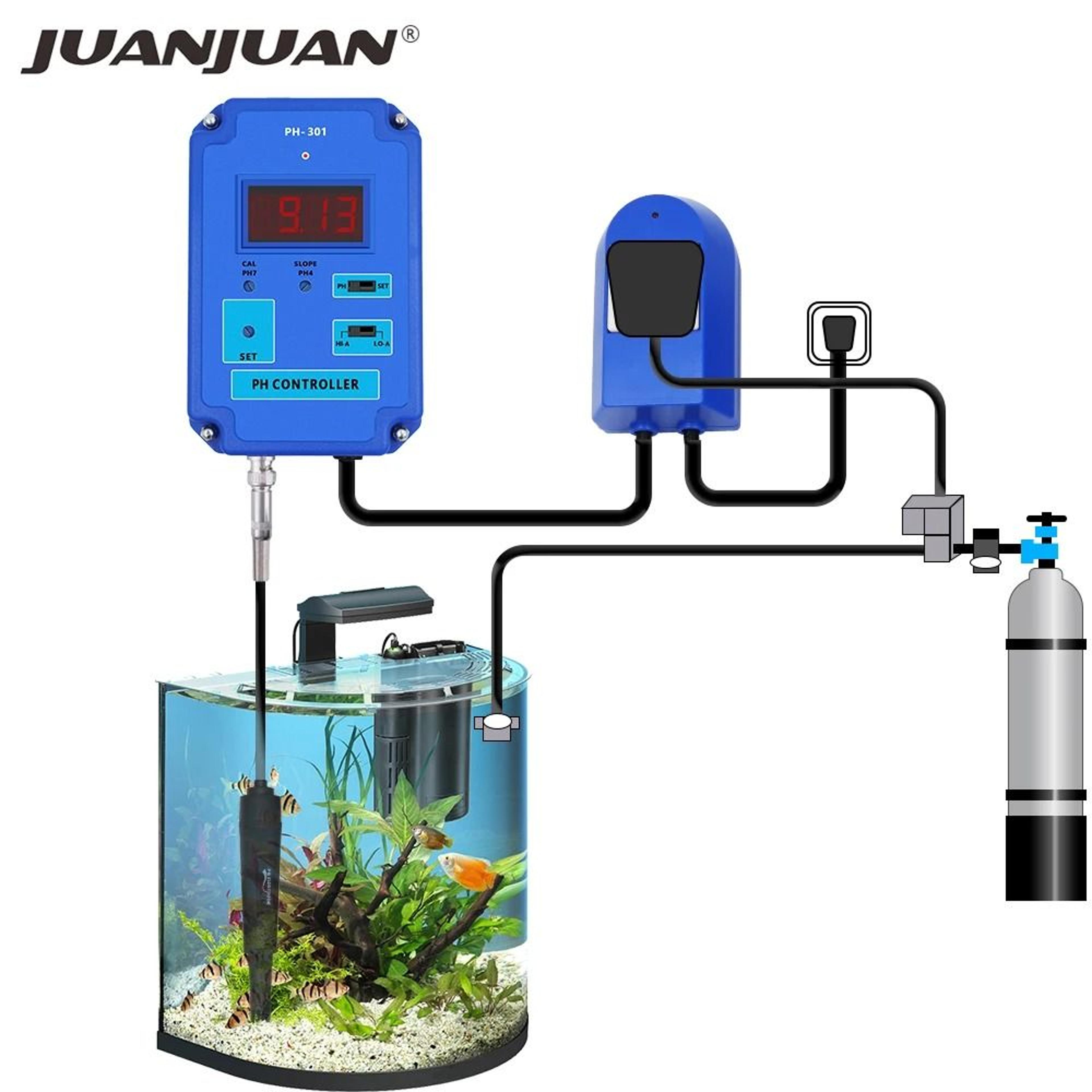 aquareg ph-301 digital ph controller and water quality monitor