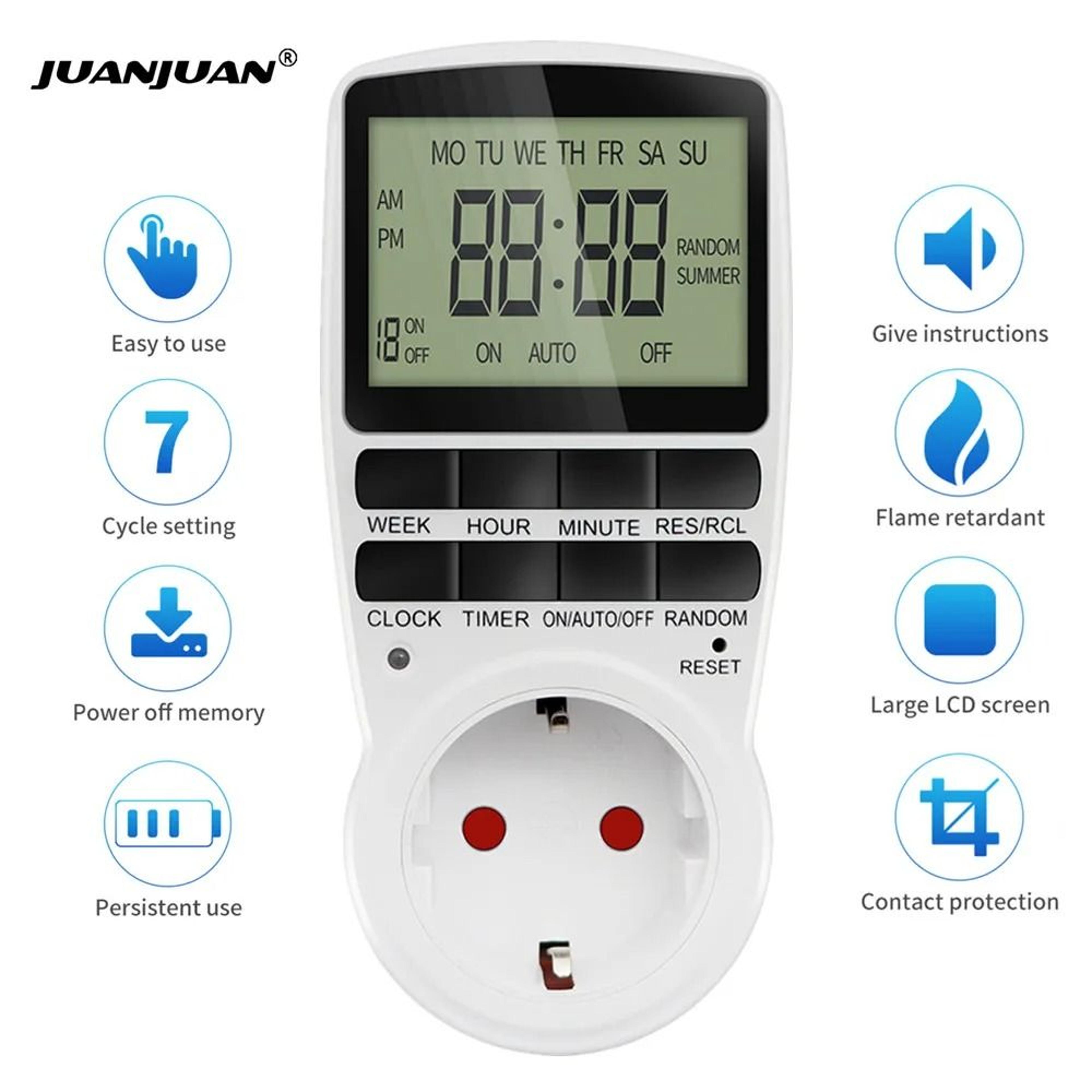 timewise programmable timer socket and digital timer switch