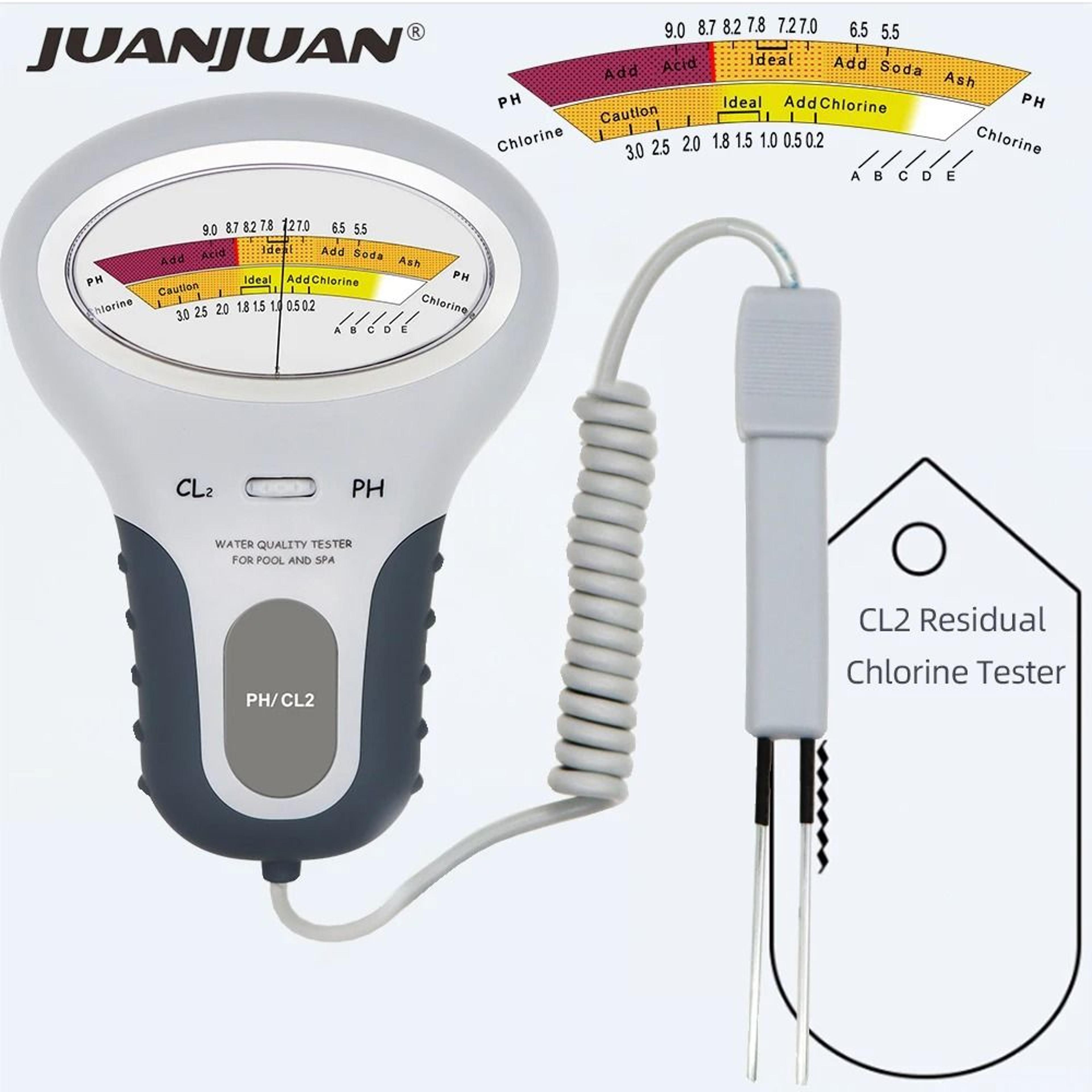 aquabalance 2-in-1 pool ph and chlorine tester