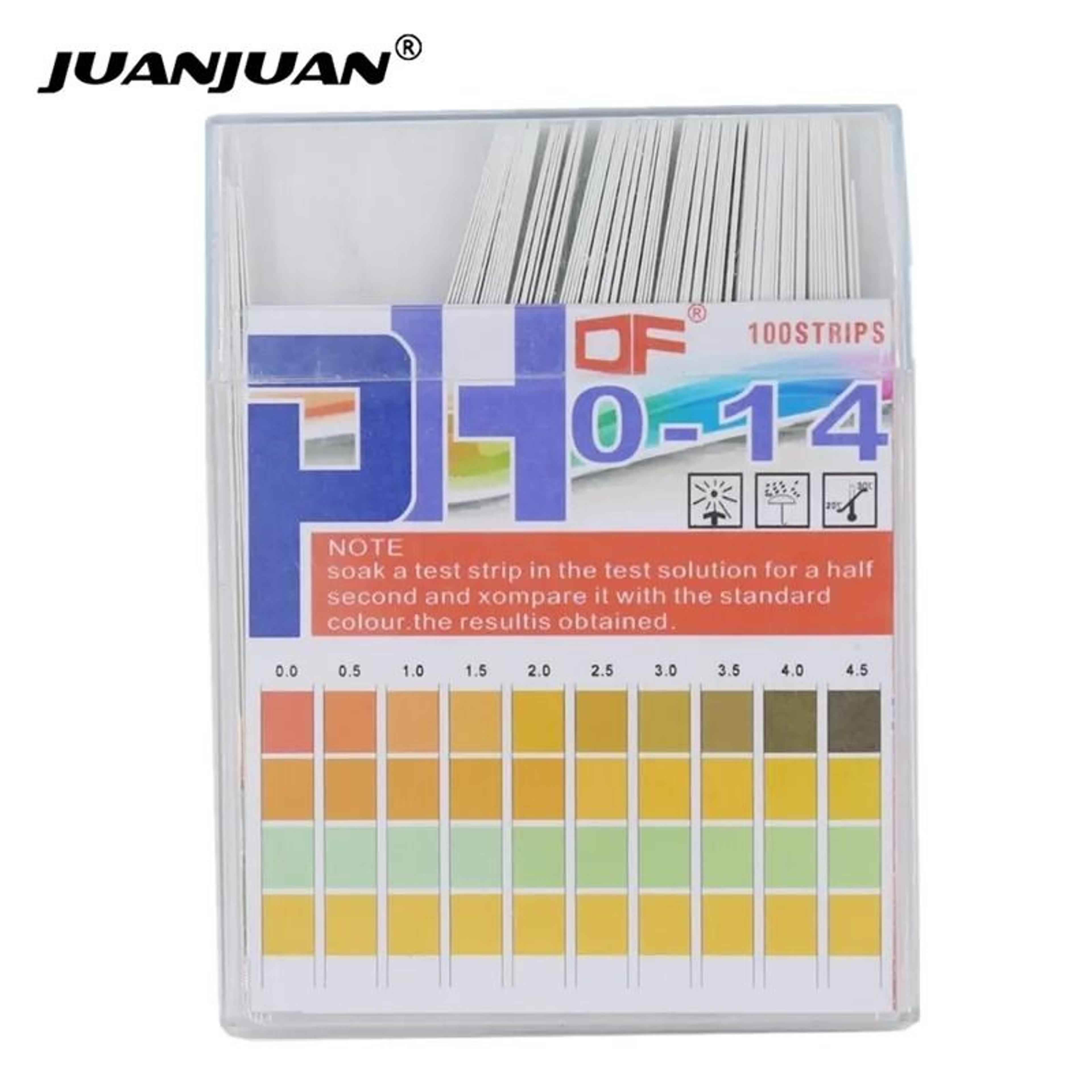 clearcheck 100-pack universal ph test strips 0–14