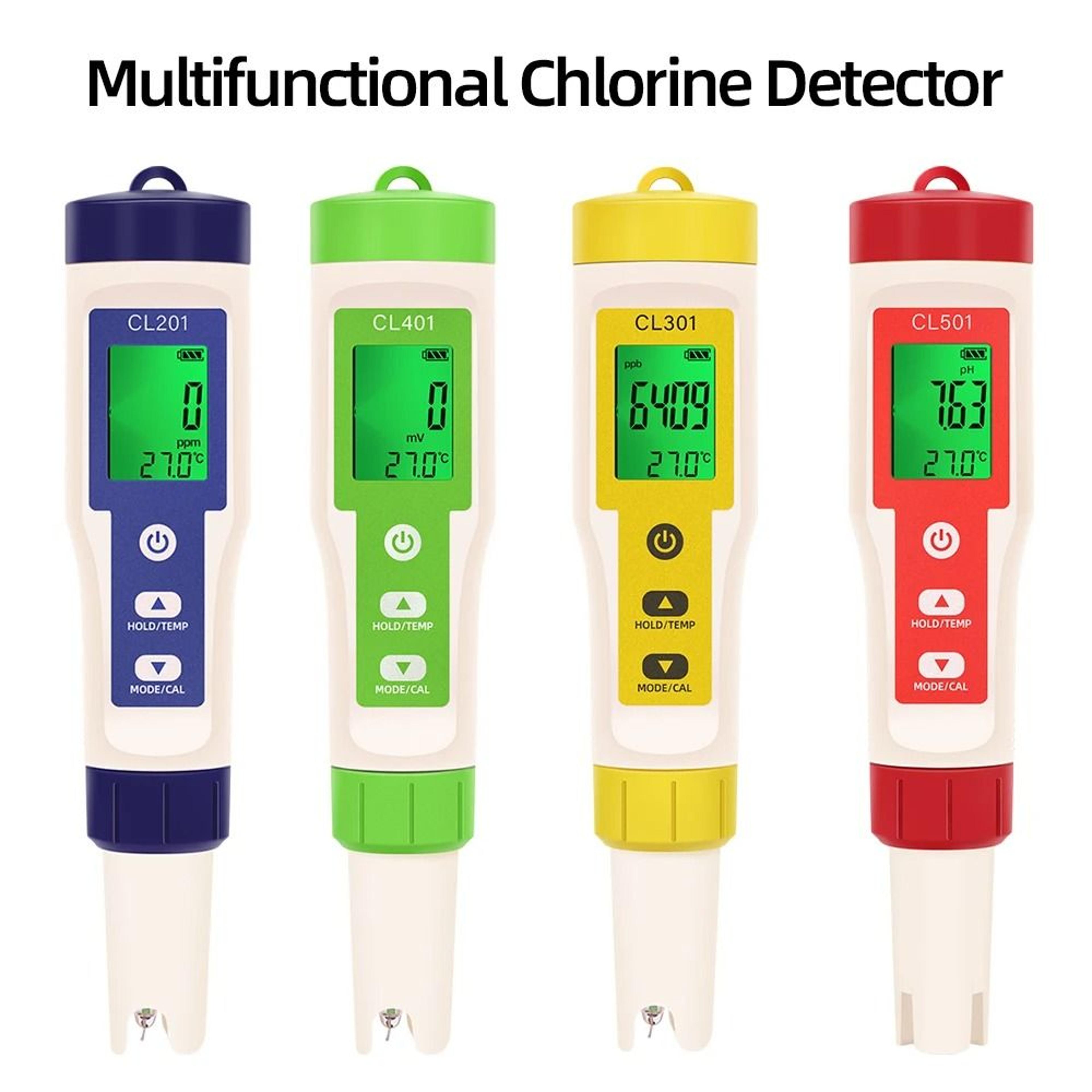 aquaguard 5 in 1 water quality tester for ph, chlorine, h2, orp and temperature