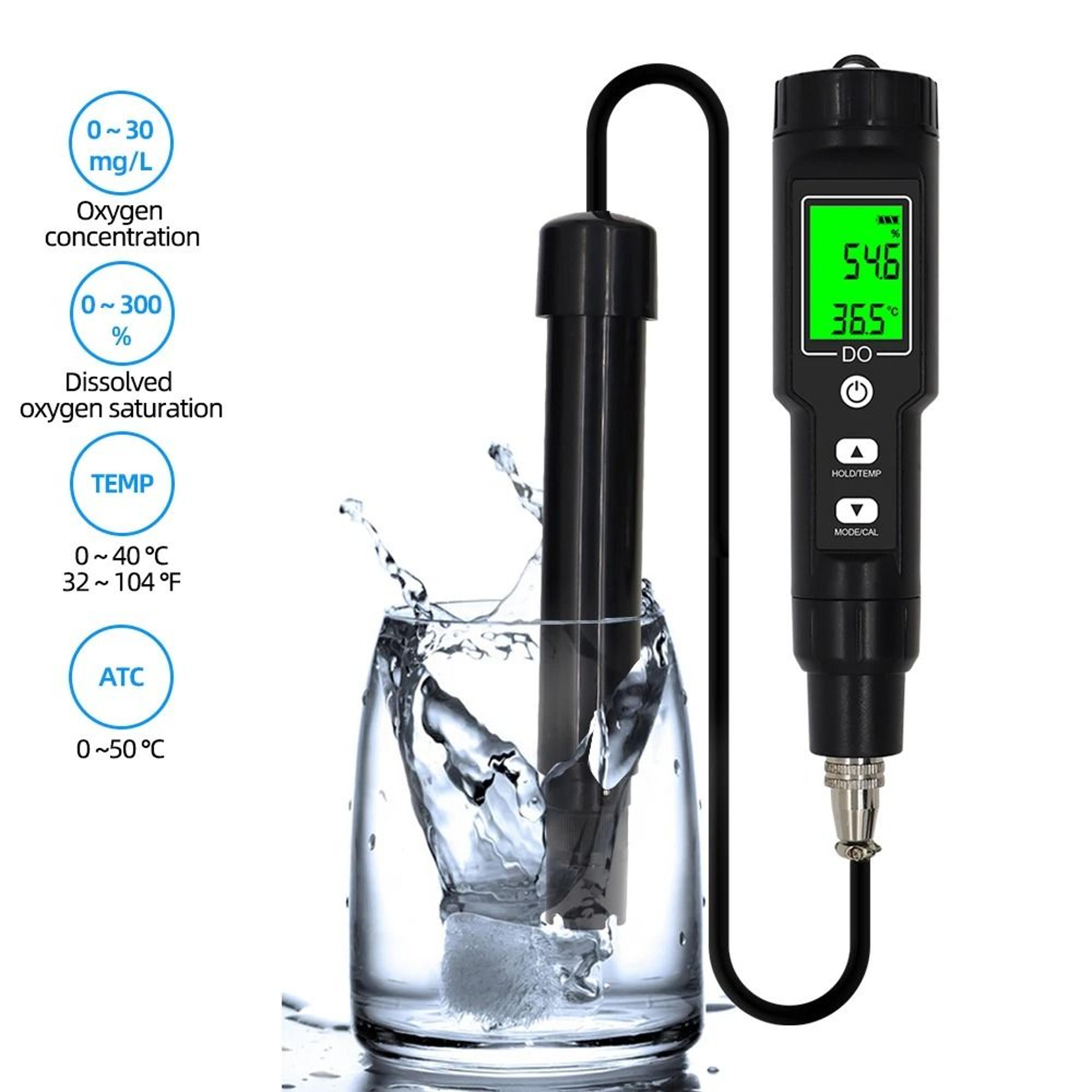 do9100 portable dissolved oxygen meter with temperature compensation