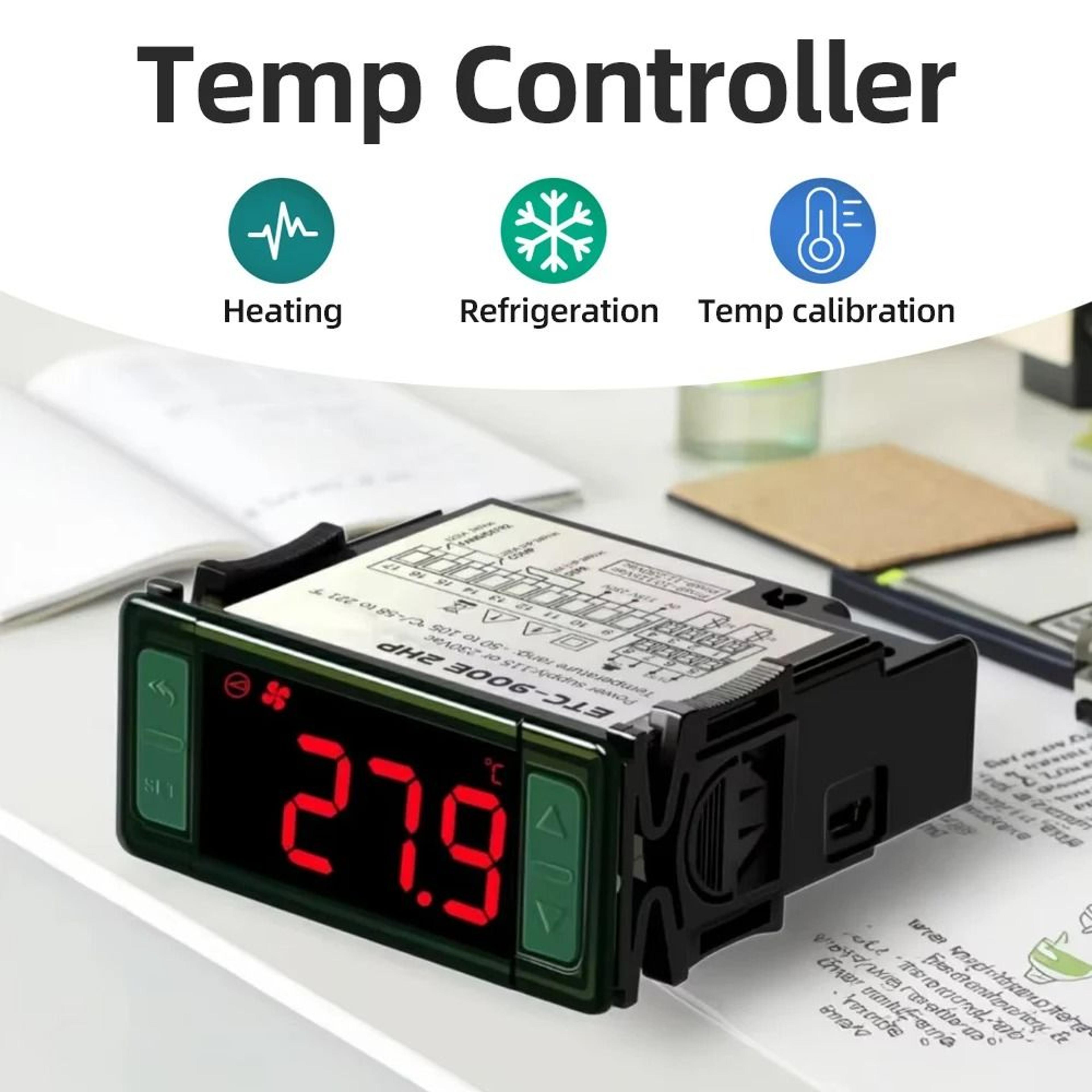 etc-512e and etc-900 digital temperature controller with defrost