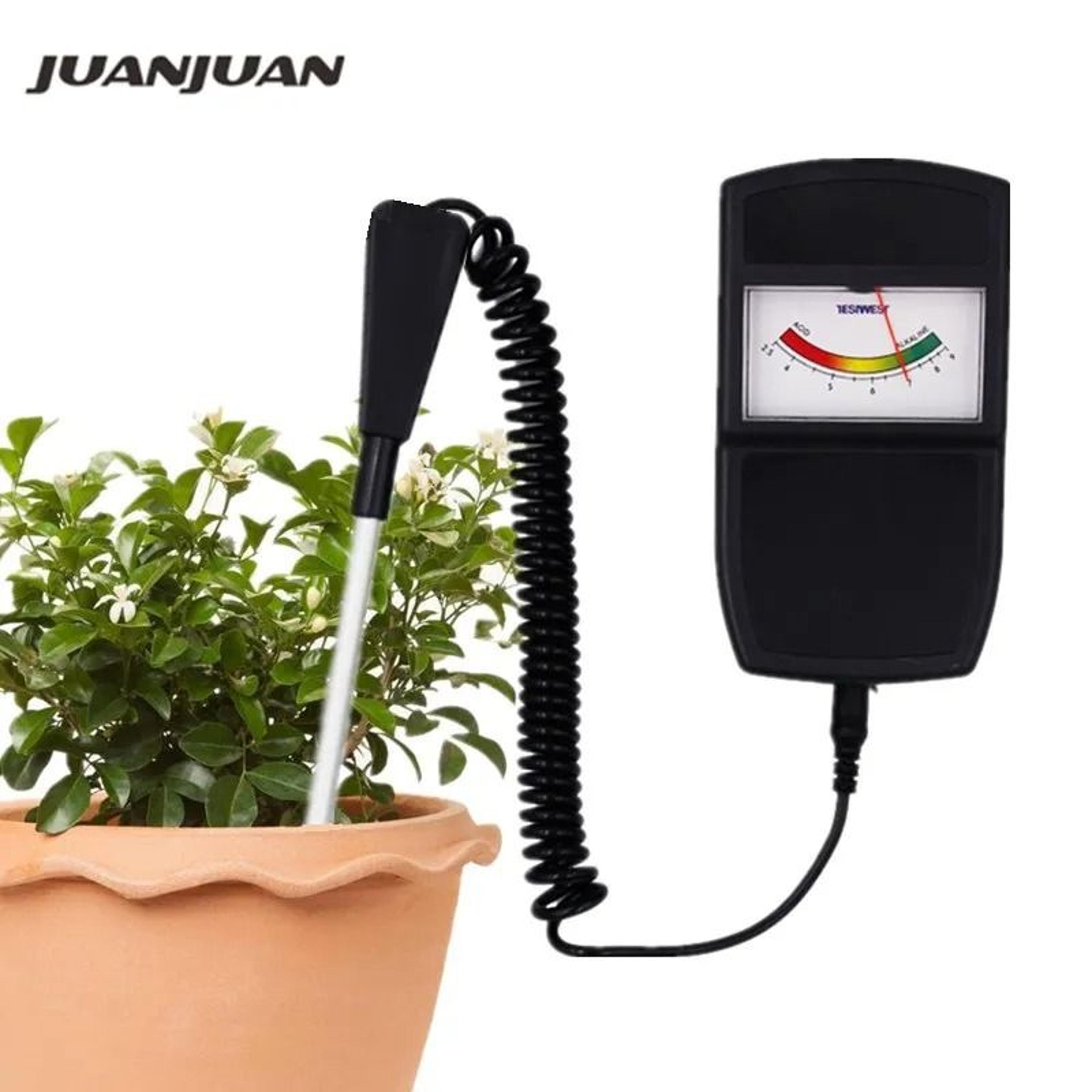 3-in-1 battery-free soil ph meter for moisture and light checks