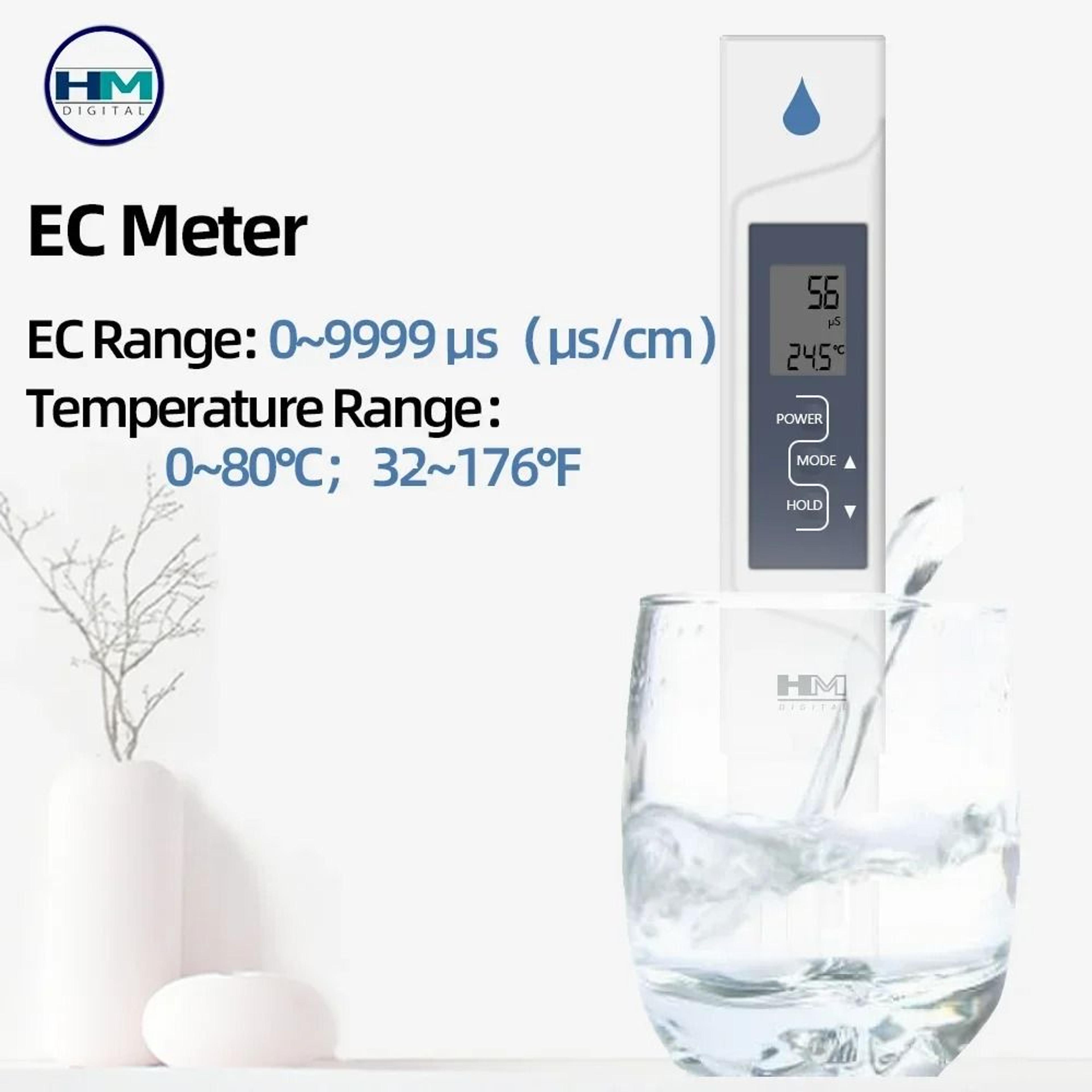 hm digital ap-2 aquapro ec meter and water temperature tester